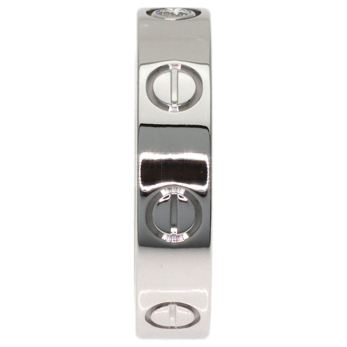 Cartier White Gold White Gold (18K) Band Ring (Pre-Owned)