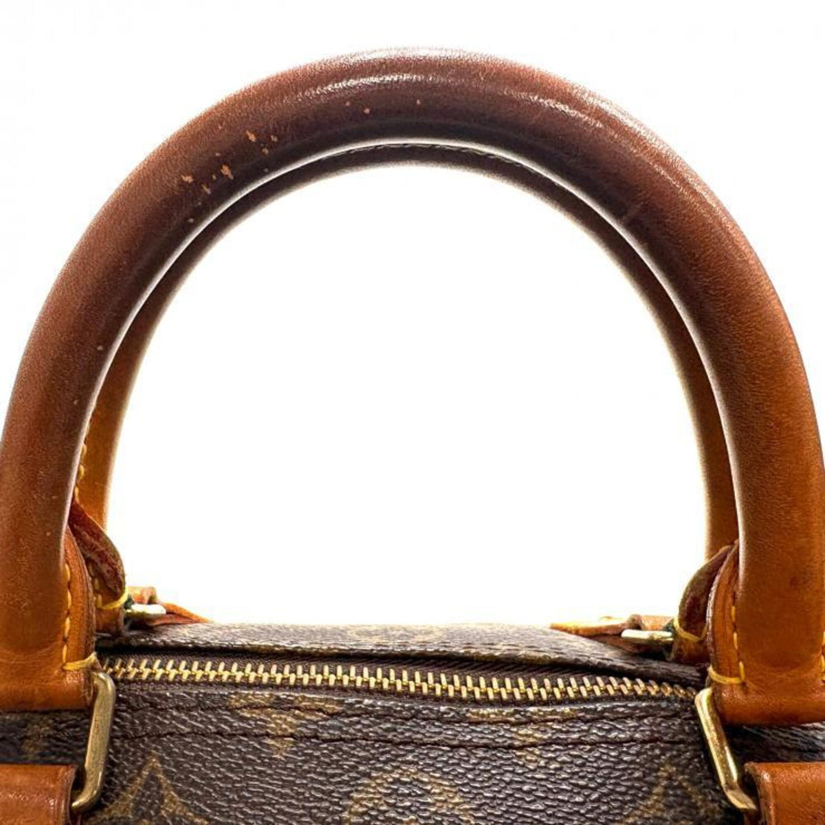 Louis Vuitton Beige Brown Monogram Handbag (Pre-Owned)