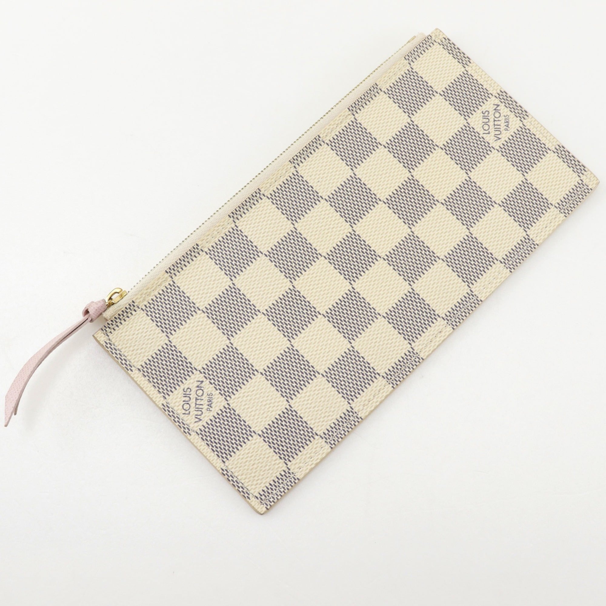 Louis Vuitton White Damier Azur Canvas Shoulder Bag (Pre-Owned)