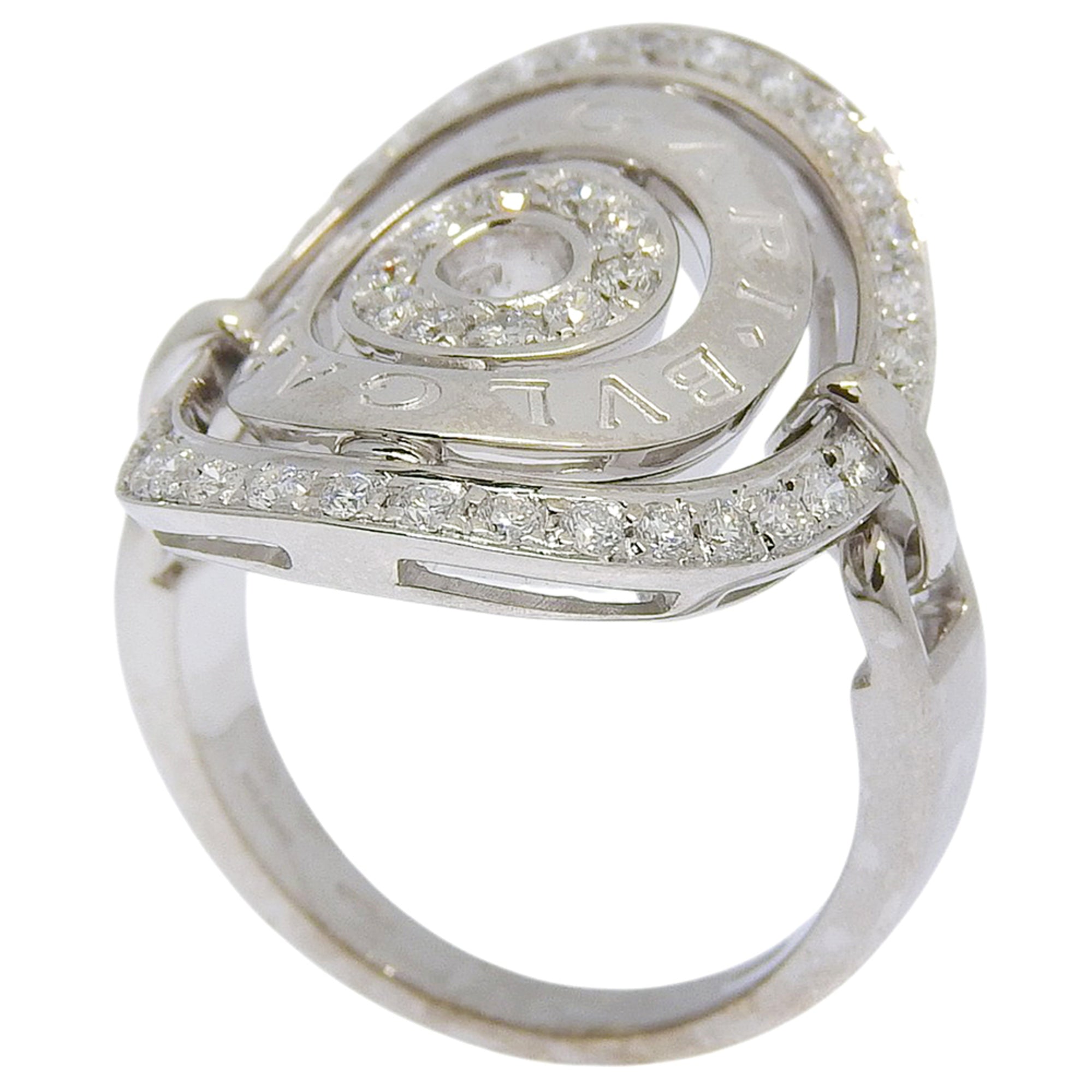 Bvlgari White Gold (18K) Band Ring (Pre-Owned)