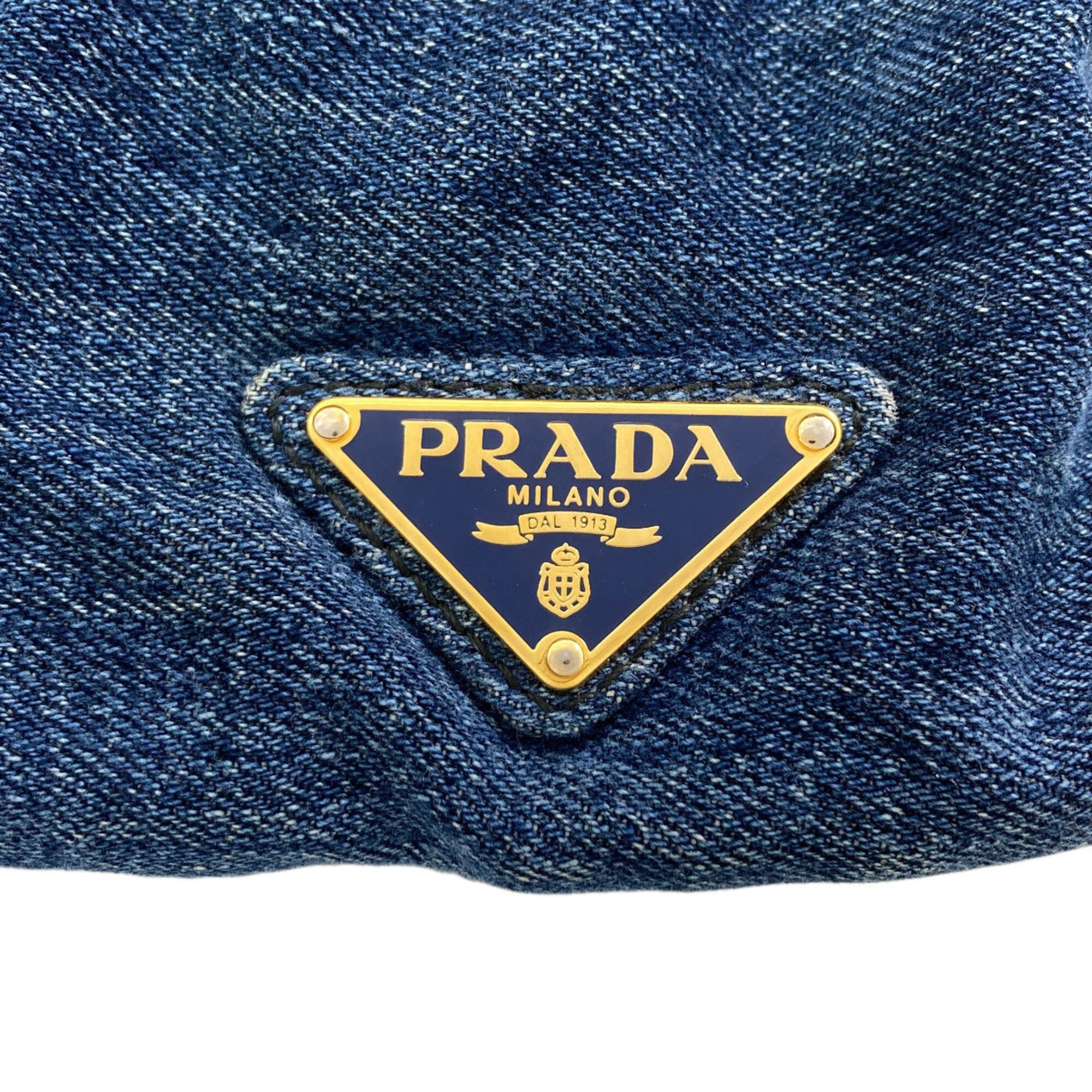 Prada Blue Denim Tote Bag (Pre-Owned)