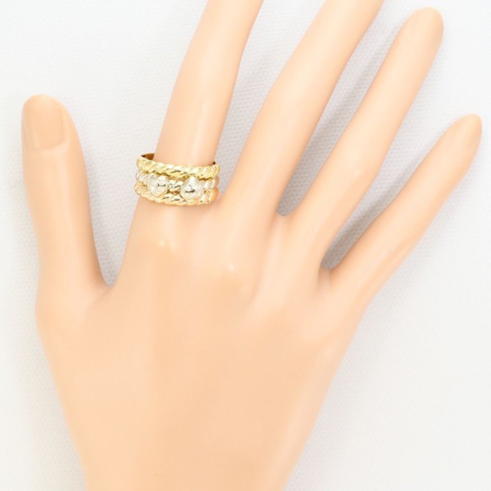 Unbranded Pink Gold White Gold Yellow Gold Yellow Gold (18K) Pink Gold (18K) White Gold (18K) Band Ring (Pre-Owned)