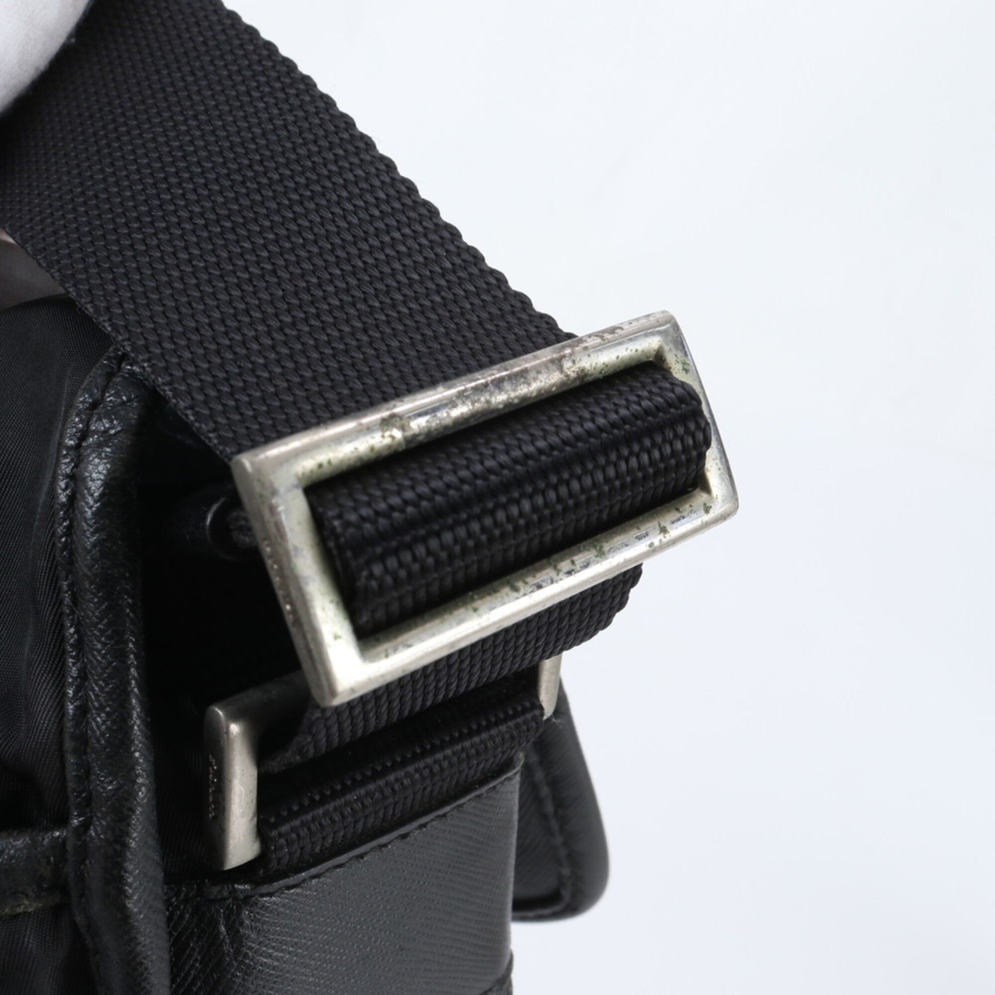 Prada Black Nylon Shoulder Bag (Pre-Owned)