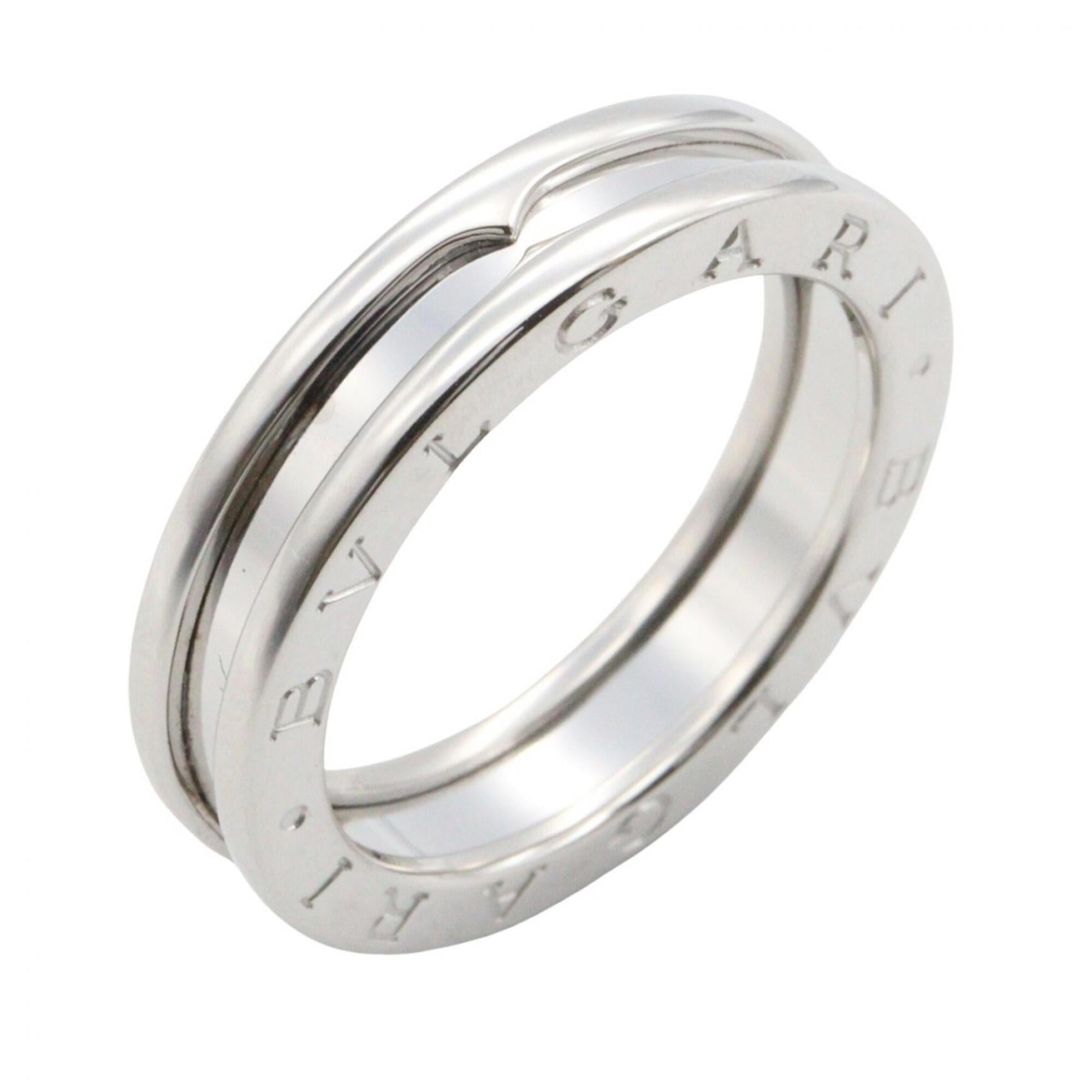 Bvlgari Silver White Gold (18K) Band Ring (Pre-Owned)