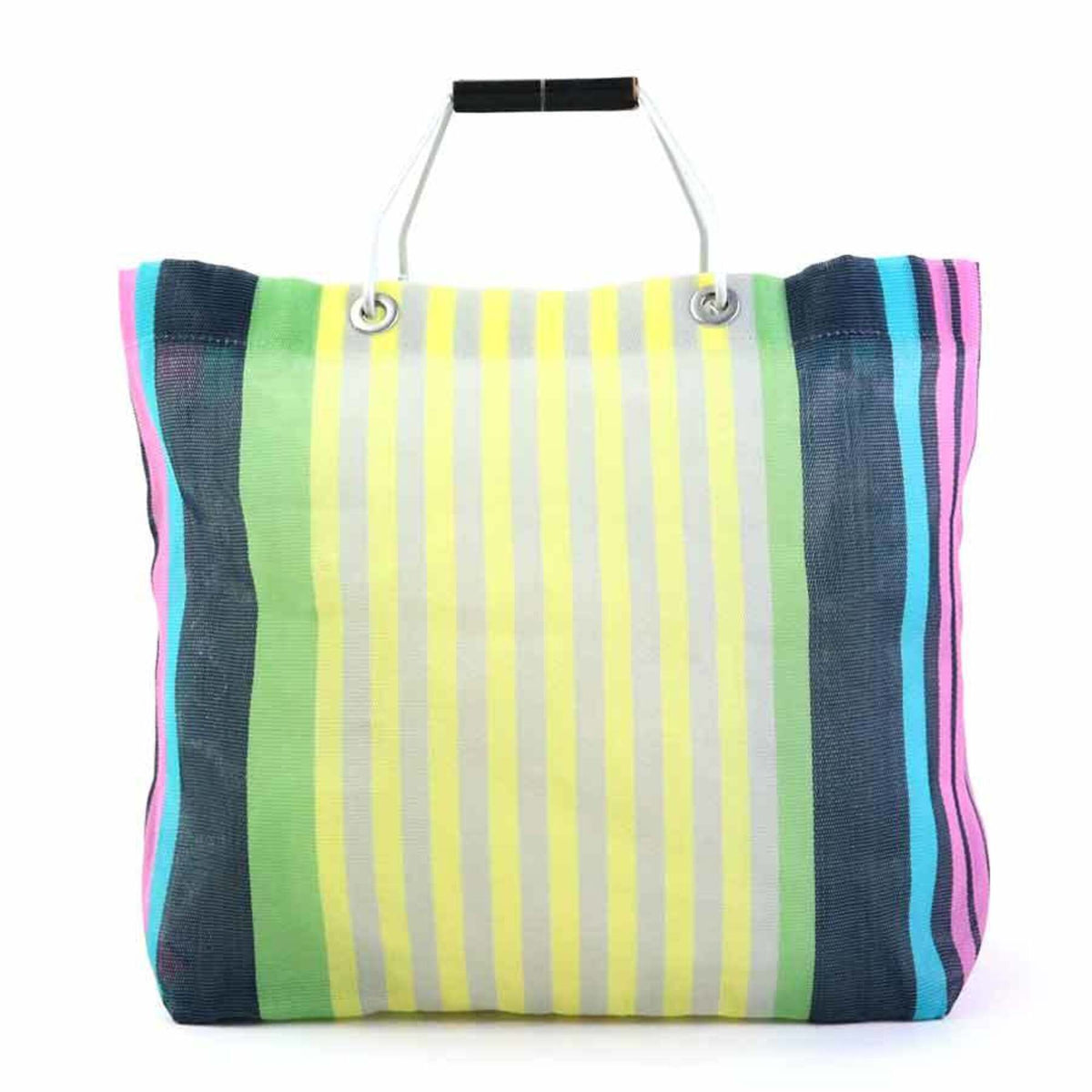 Marni Multi-Color Nylon Leather Aluminum Handbag (Pre-Owned)