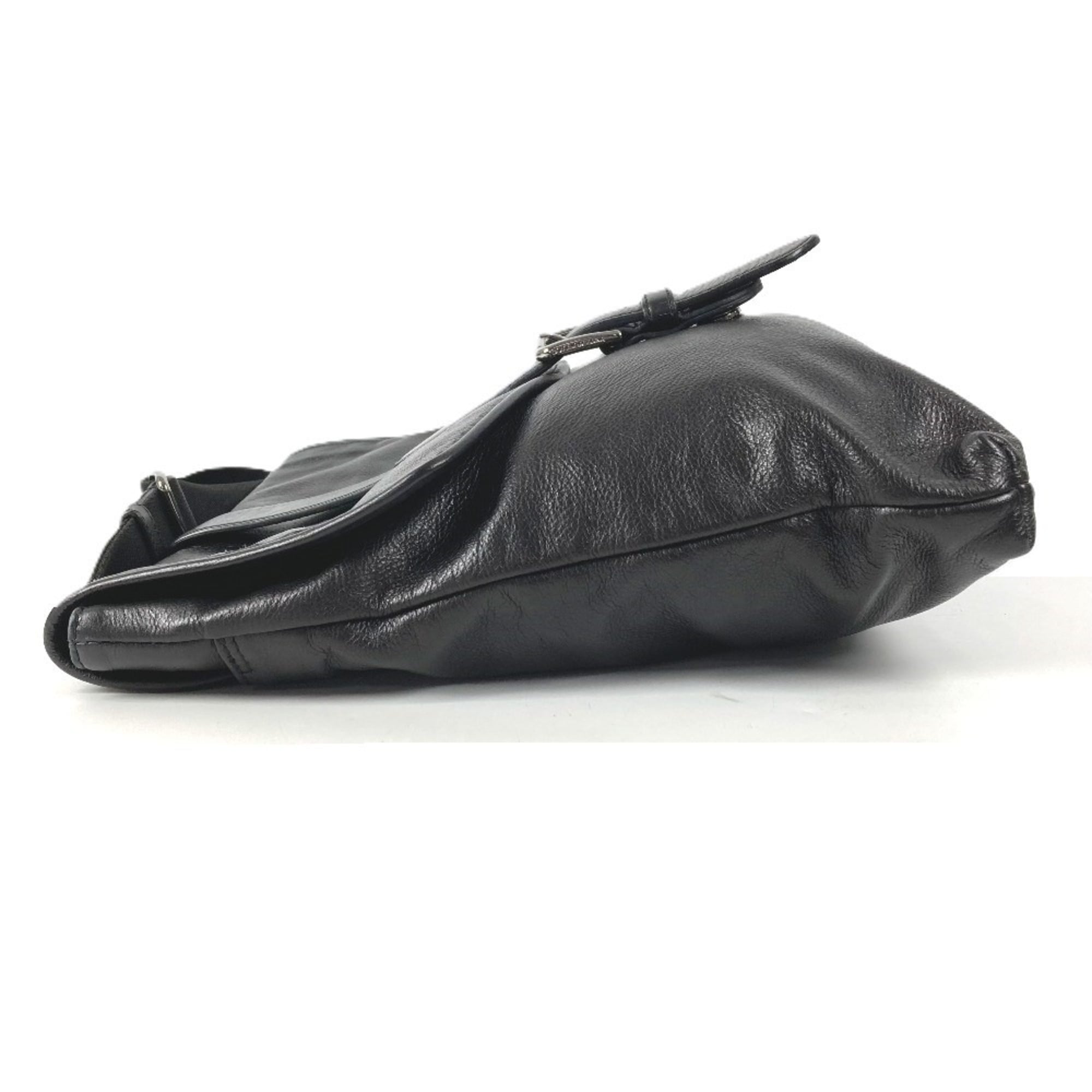 Dolce & Gabbana Black Leather Shoulder Bag (Pre-Owned)