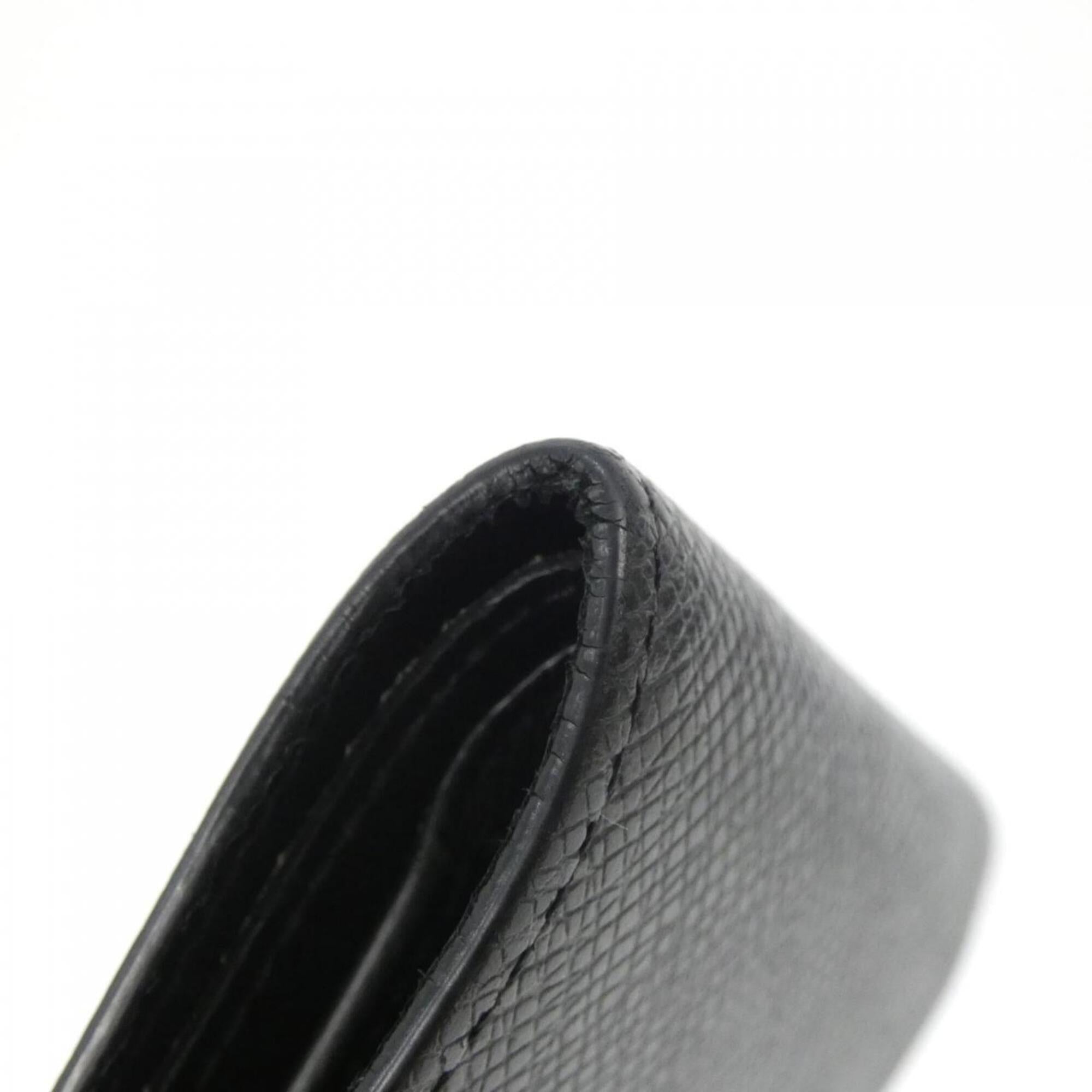 Louis Vuitton Black Leather Bill Wallet (Bi-Fold) (Pre-Owned)