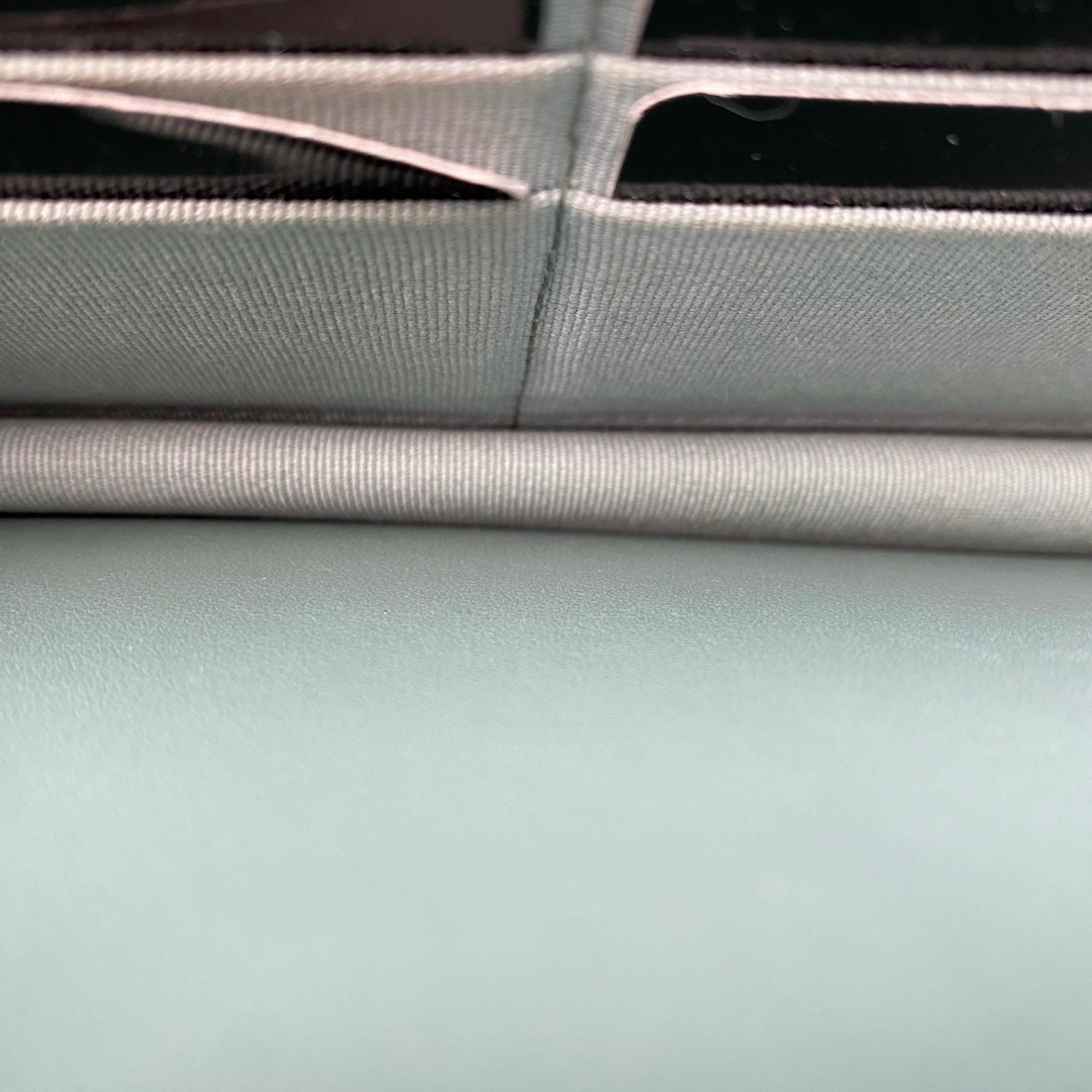 Chanel Green Grained Calfskin Shoulder Bag (Pre-Owned)