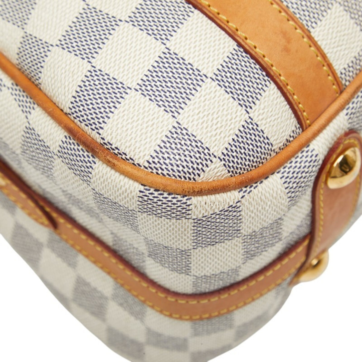 Louis Vuitton Ivory White Pvc Leather Handbag Tote Bag (Pre-Owned)