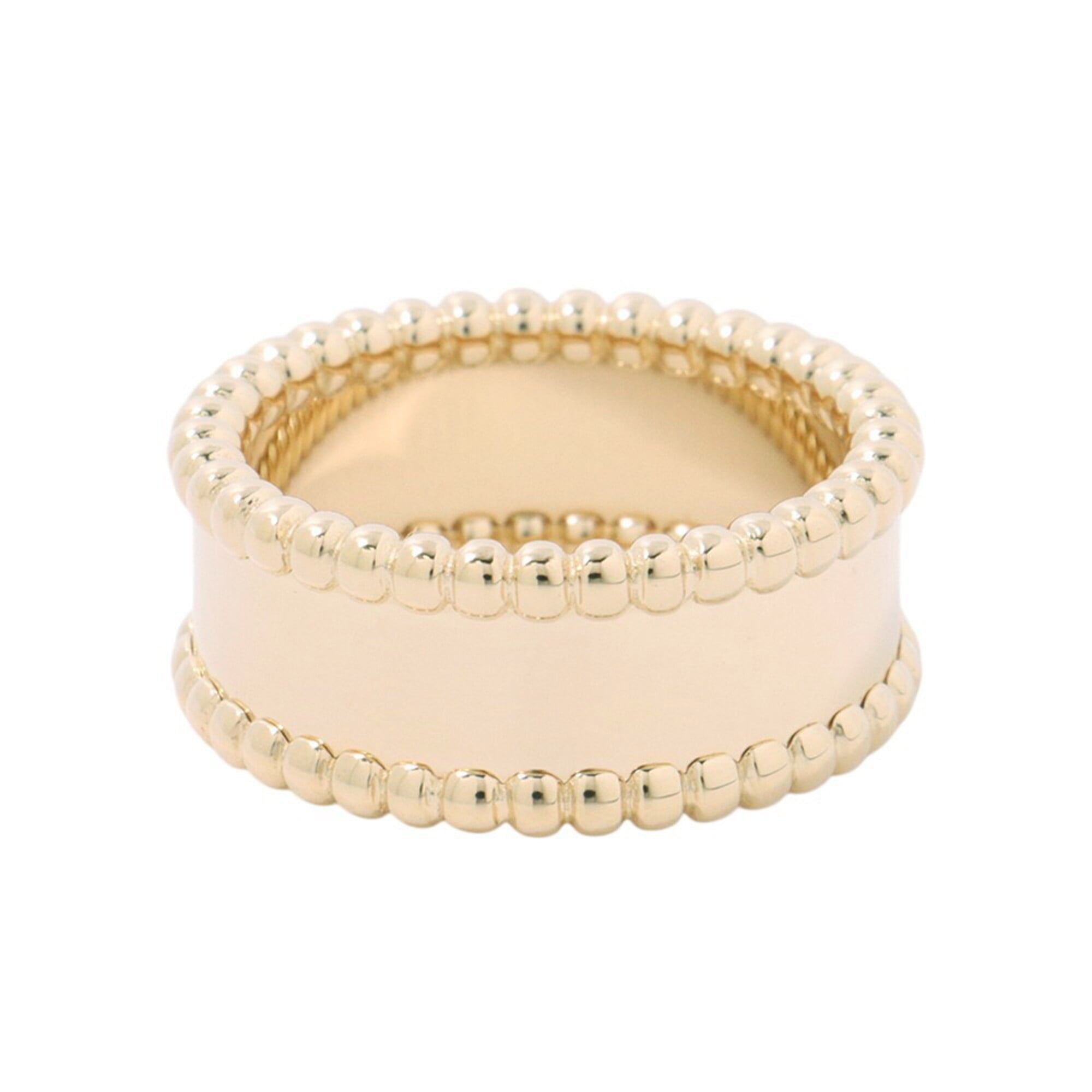 Van Cleef & Arpels Perlee Yellow Gold (18K) Band Ring (Pre-Owned)