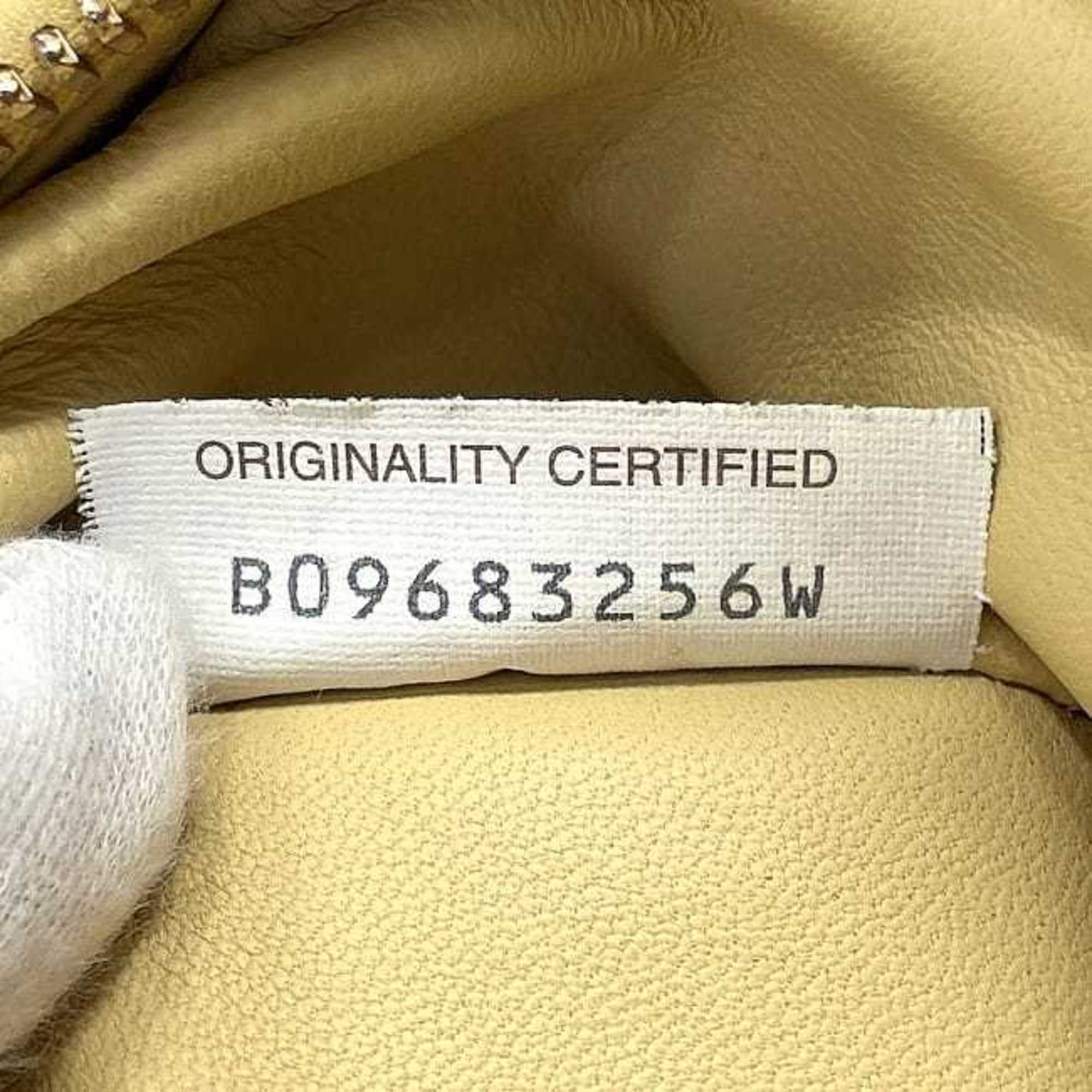 Bottega Veneta Beige Yellow Fur Handbag (Pre-Owned)
