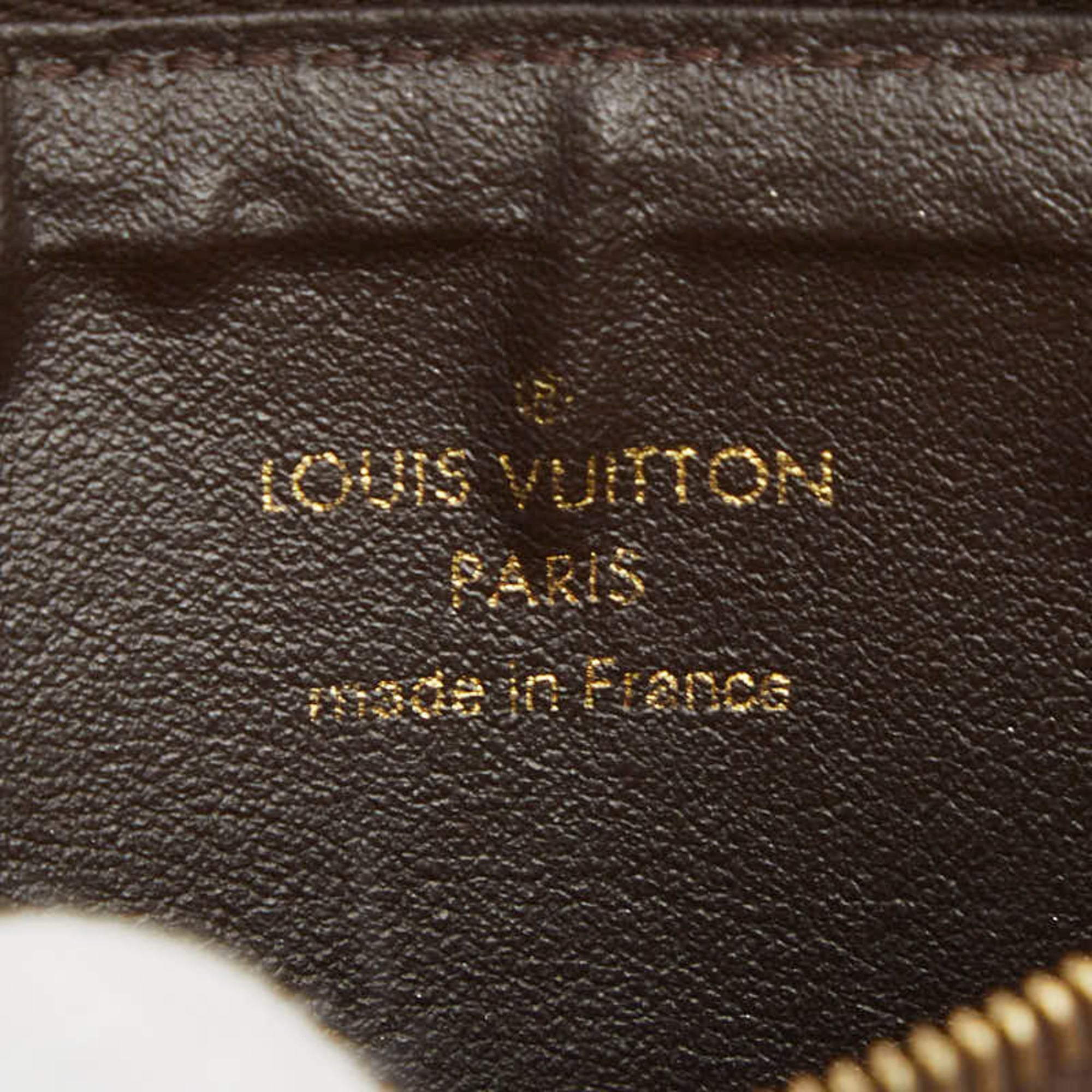 Louis Vuitton Brown Pvc Handbag Pochette Pouch (Pre-Owned)