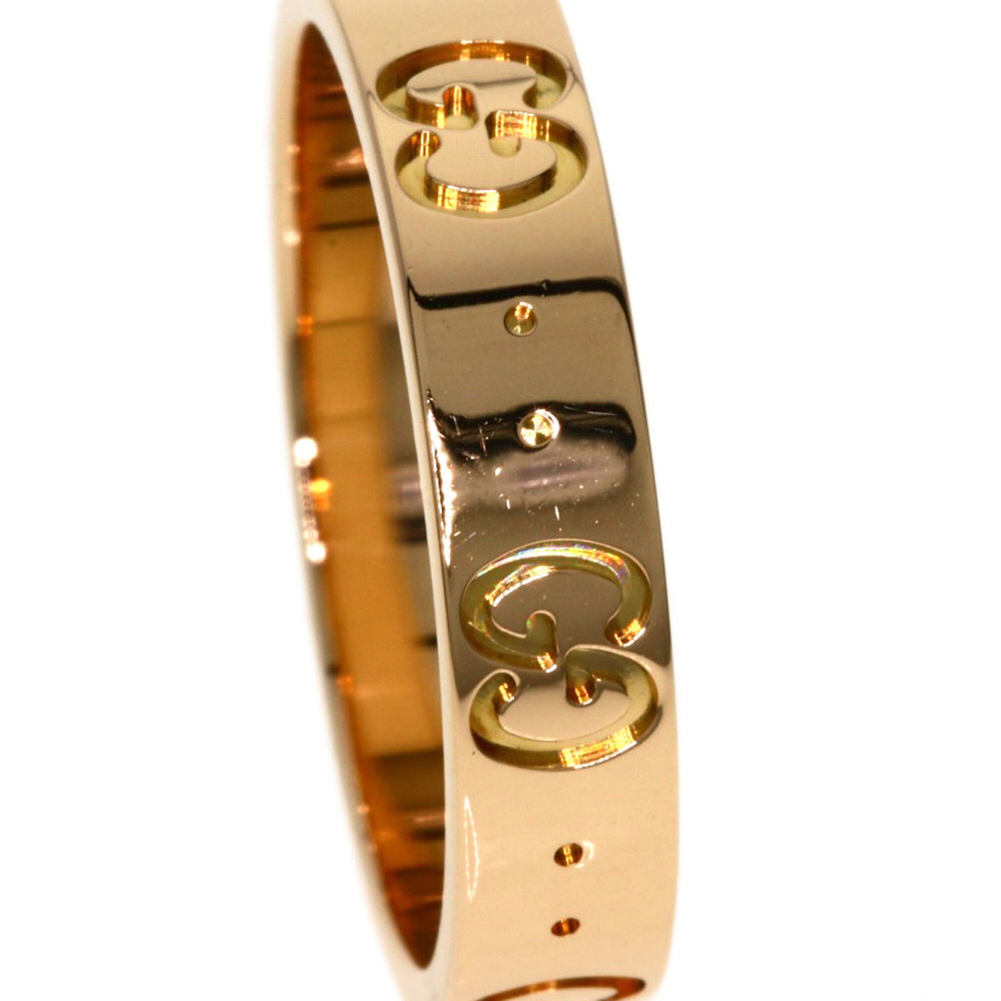 Gucci Icon Pink Gold (18K) Band Ring (Pre-Owned)