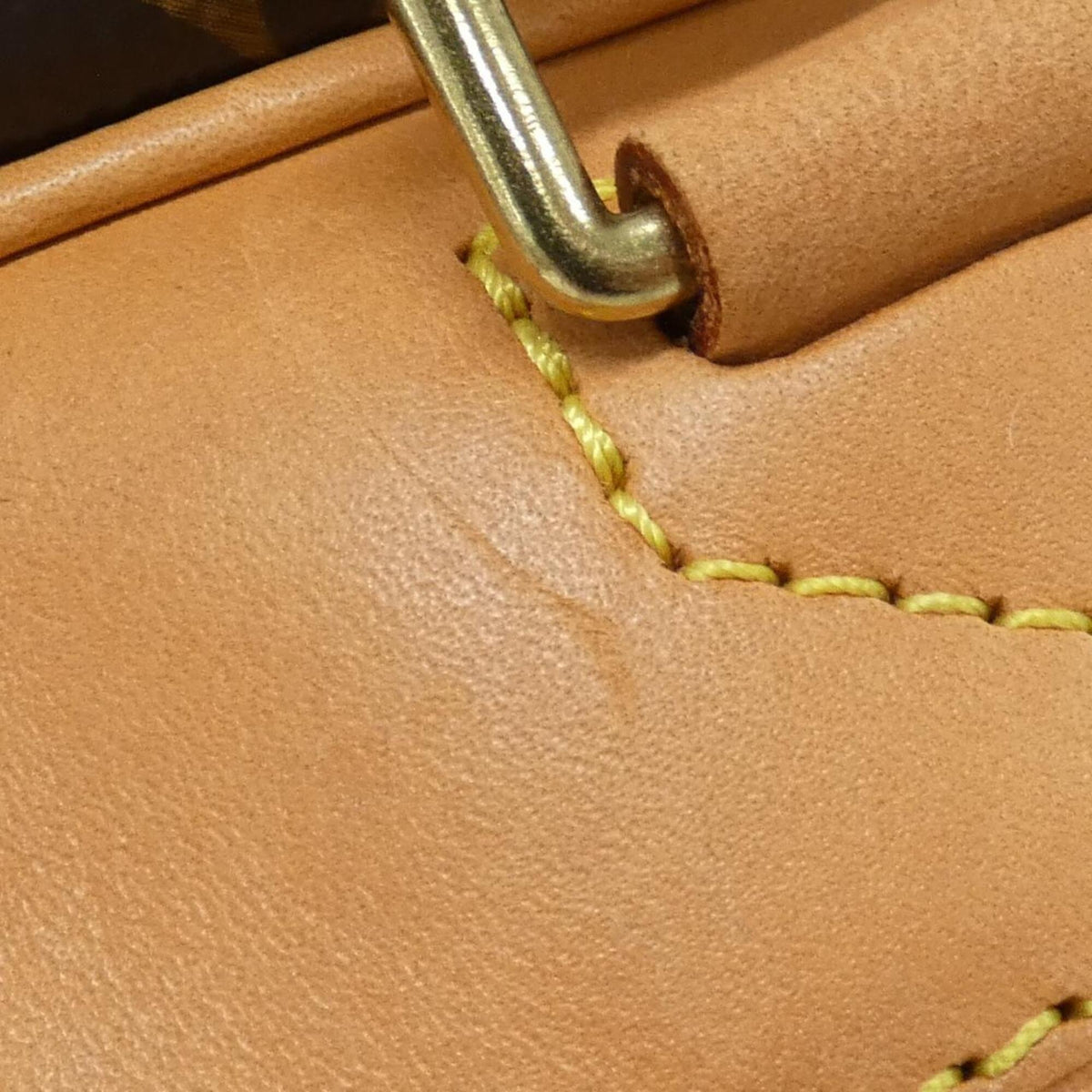 Louis Vuitton Monogram Marron Coated Canvas Handbag (Pre-Owned)