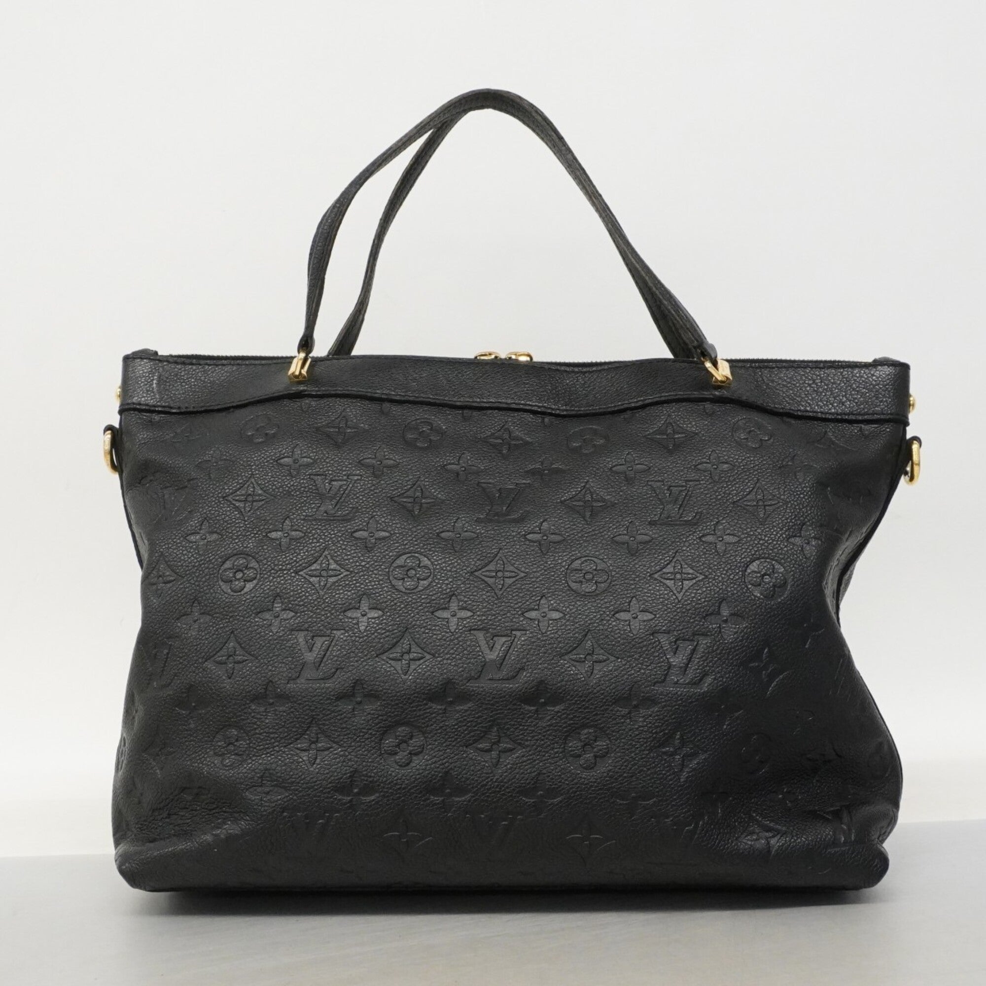 Louis Vuitton Noir Handbag (Pre-Owned)