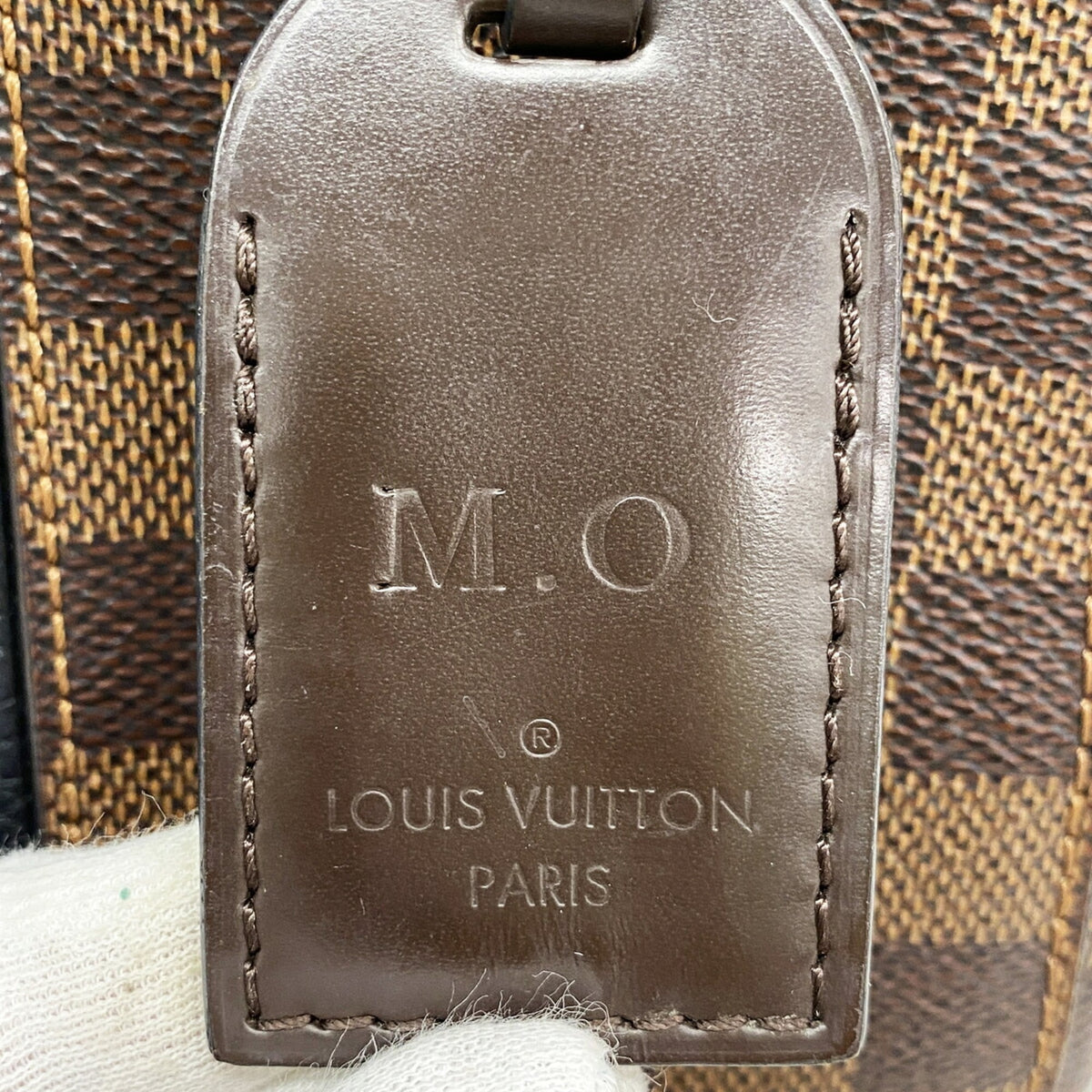 Louis Vuitton Ebene Noir Handbag (Pre-Owned)