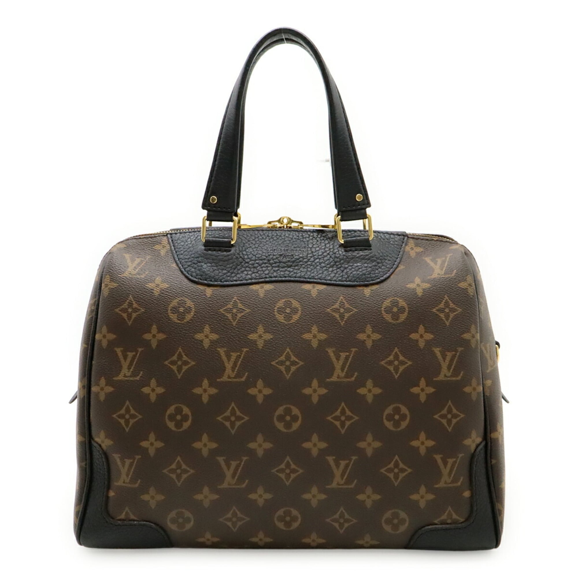Louis Vuitton Black Brown Monogram Noir Monogram Pvc Leather Handbag Tote Bag (Pre-Owned)