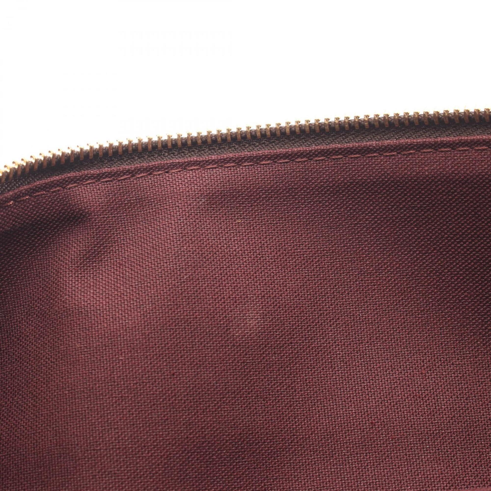 Louis Vuitton Brown Damier Canvas Coated Canvas Leather Handbag Tote Bag (Pre-Owned)