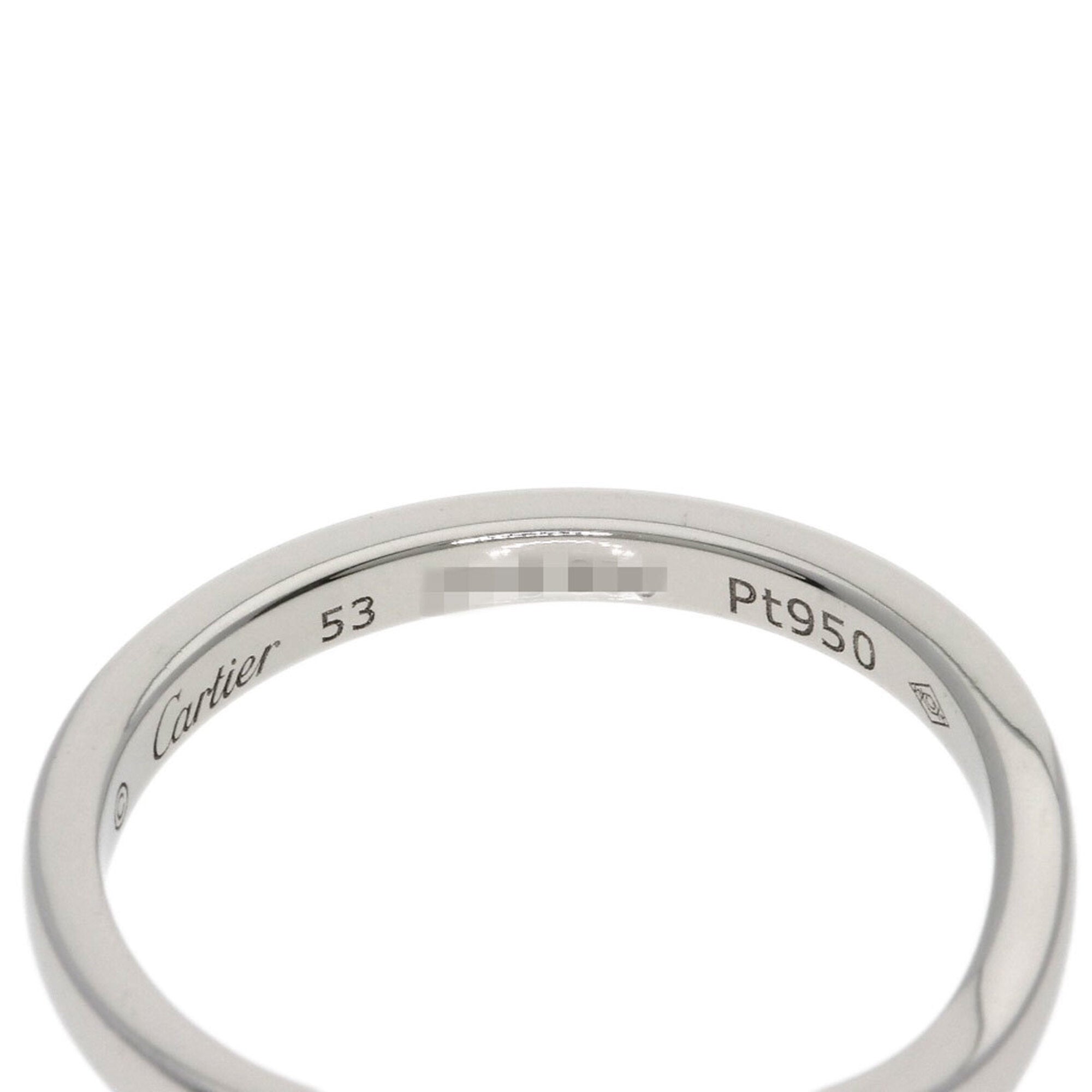 Cartier Platinum 950 Band Ring (Pre-Owned)