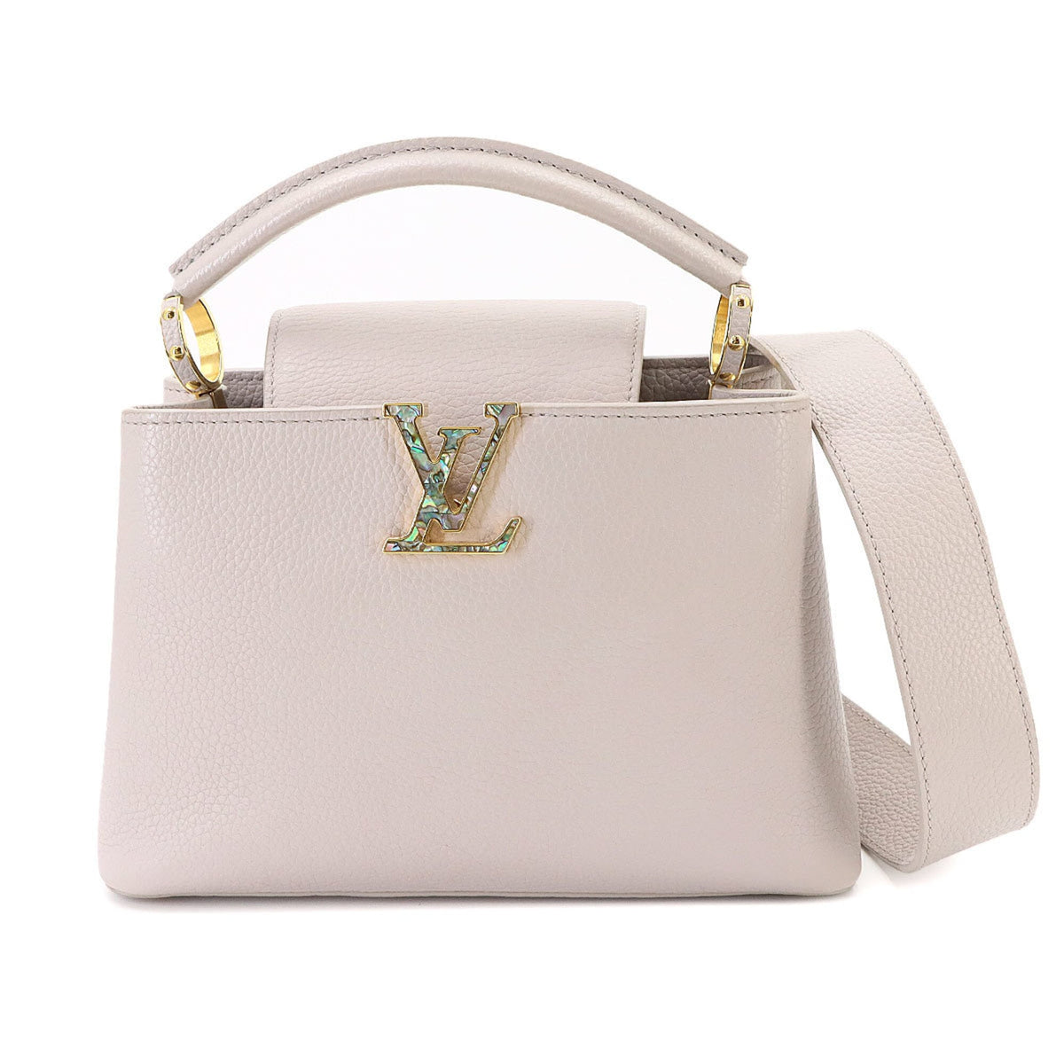 Louis Vuitton Capucines Leather Handbag (Pre-Owned)