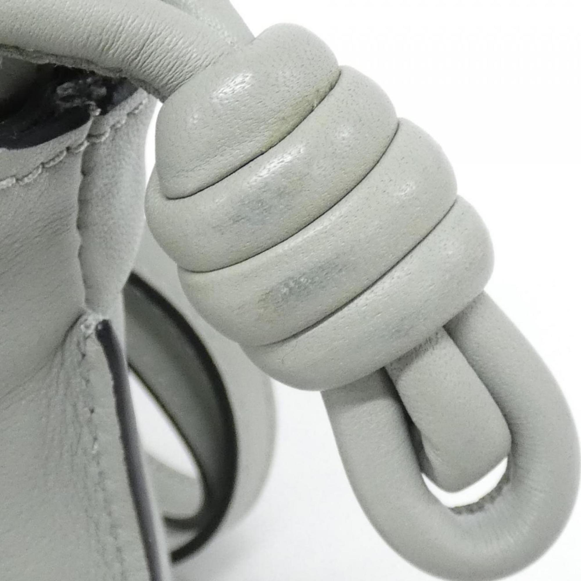 Loewe Gray Leather Handbag (Pre-Owned)