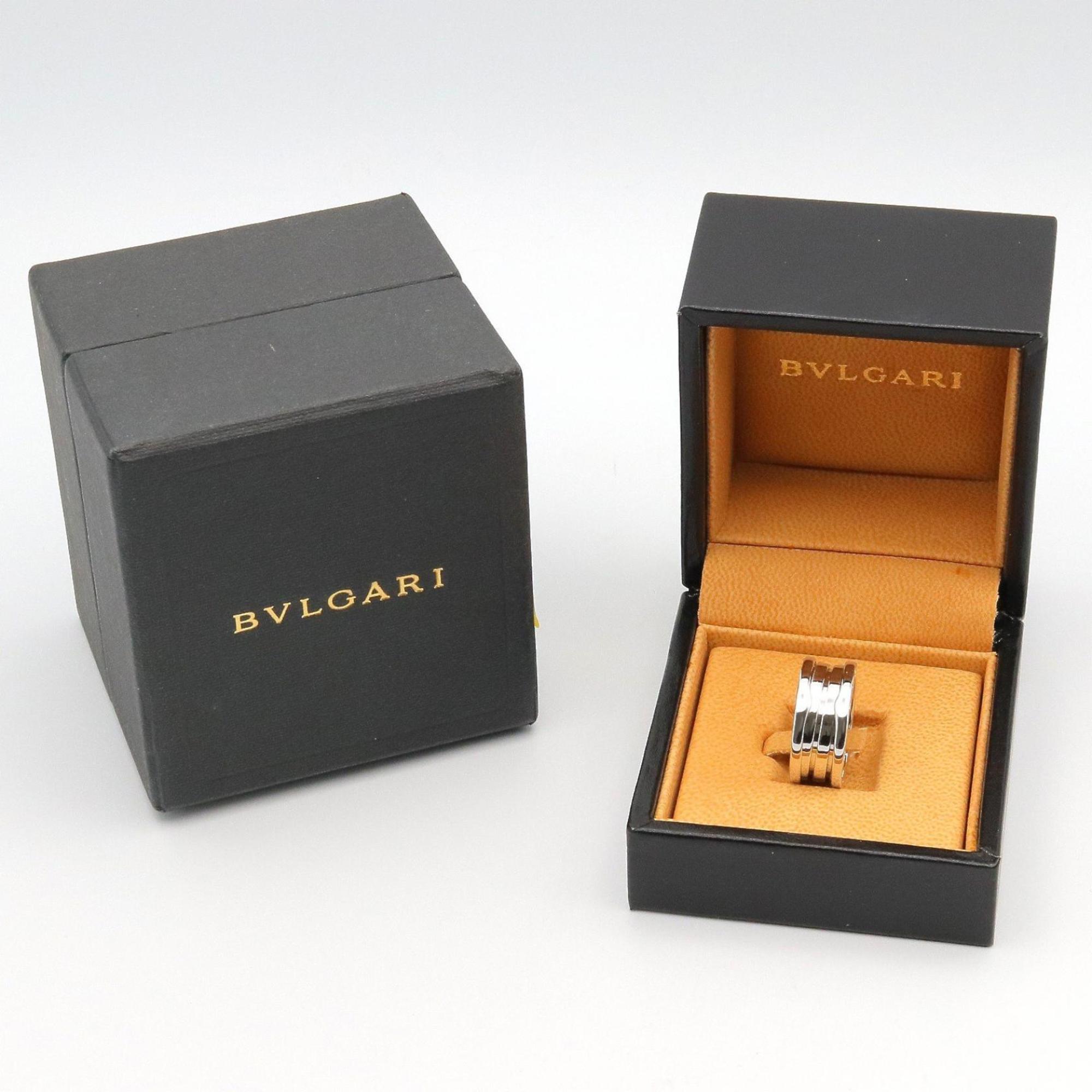 Bvlgari Silver White Gold (18K) Band Ring (Pre-Owned)