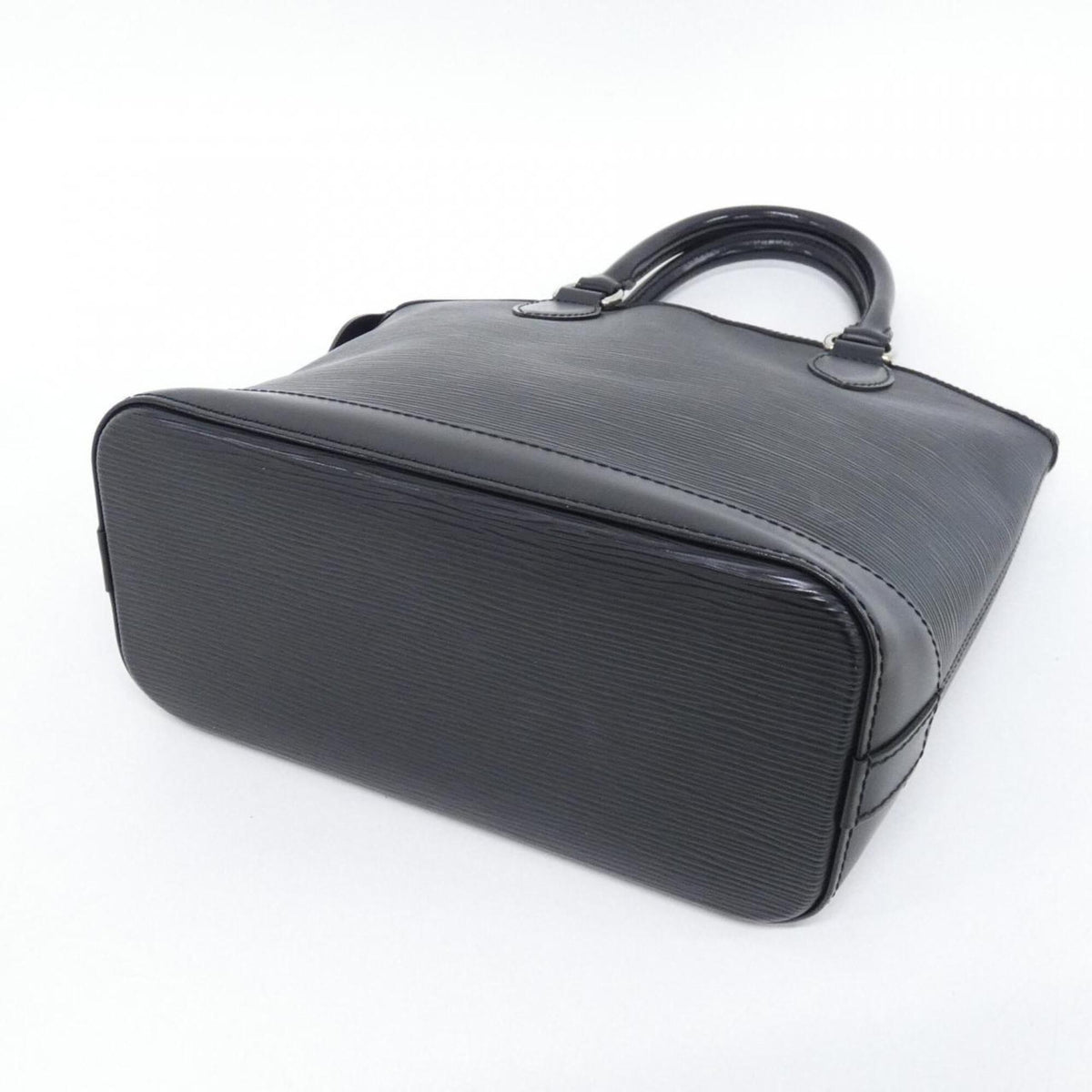 Louis Vuitton Black Leather Handbag (Pre-Owned)