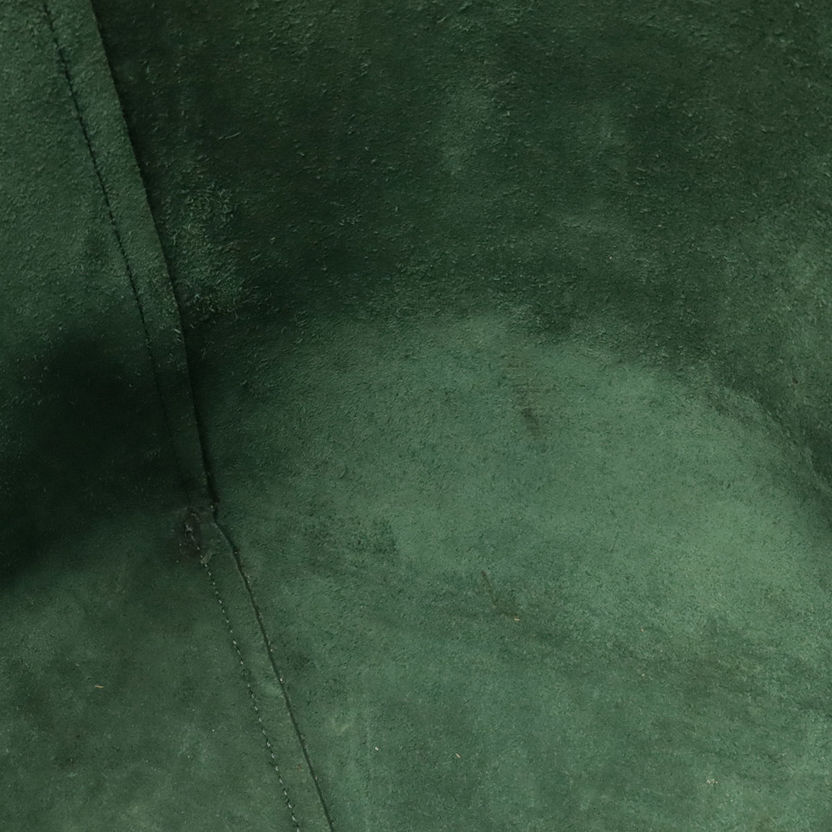Celine Cabas Dark Green Leather Shoulder Bag Tote Bag (Pre-Owned)