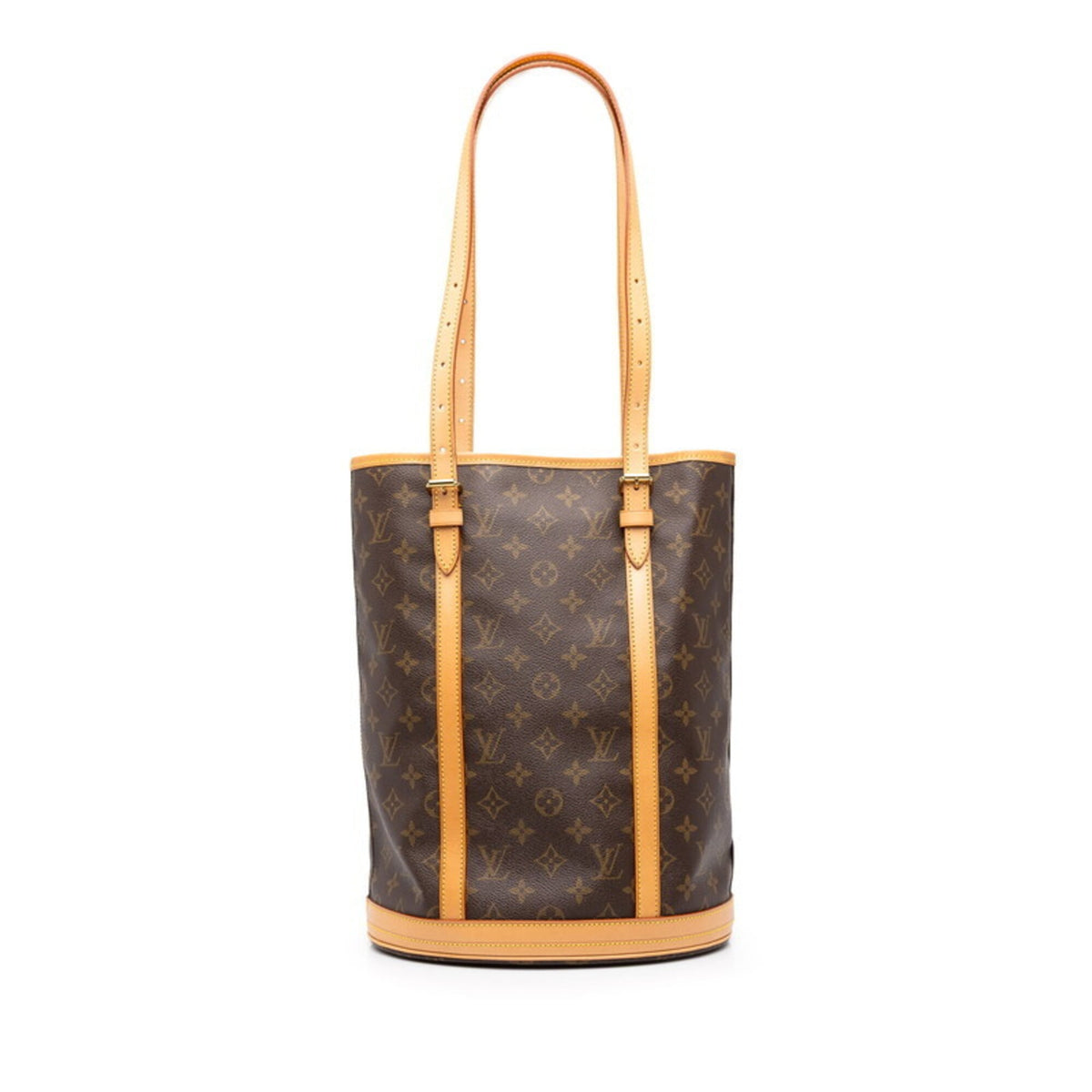 Louis Vuitton Brown Pvc Leather Shoulder Bag Tote Bag (Pre-Owned)