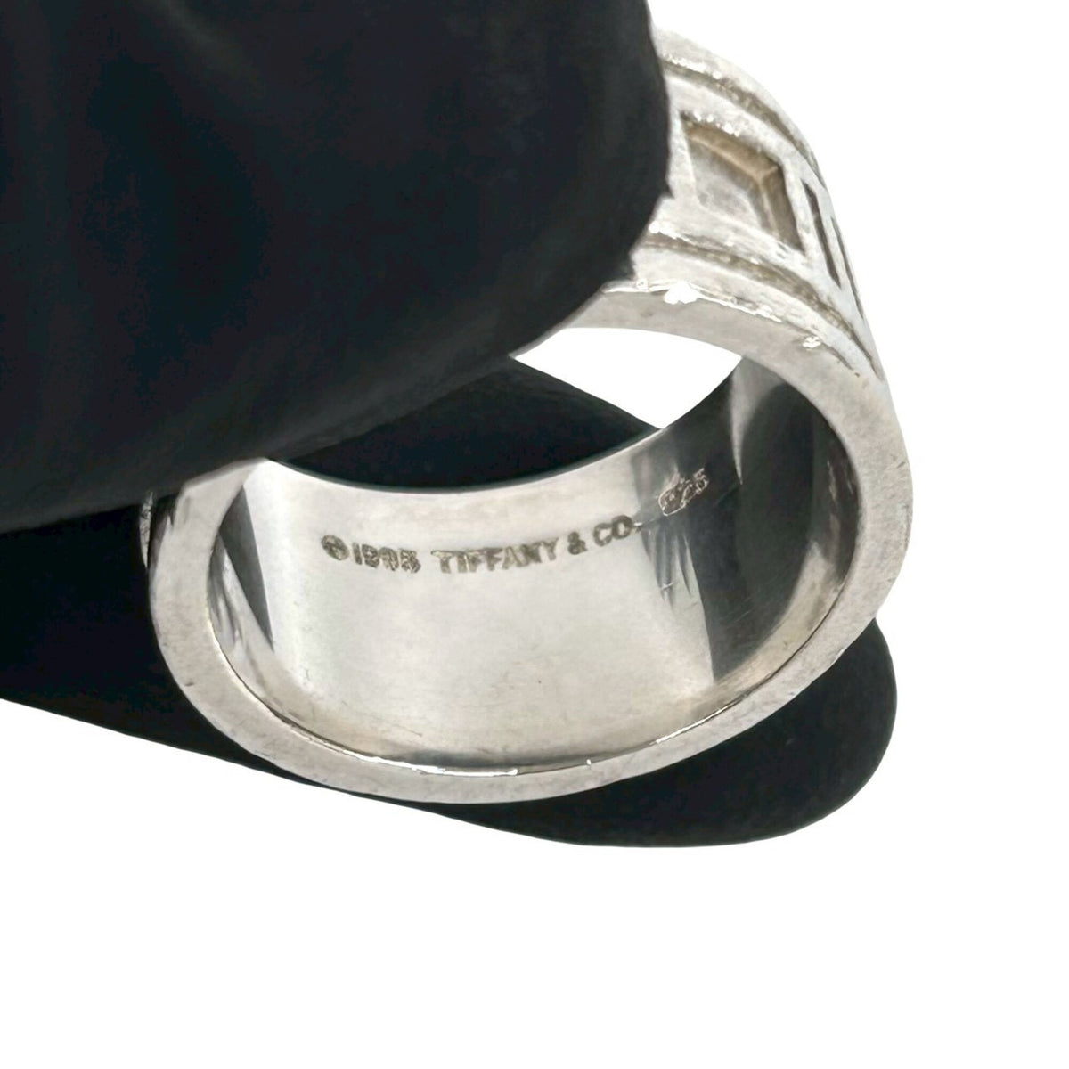 Tiffany Silver Silver 925 Band Ring (Pre-Owned)