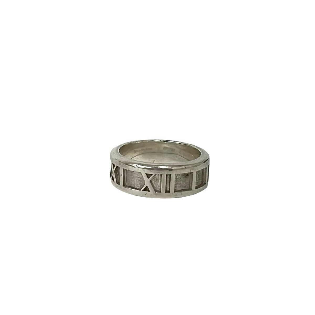 Tiffany Silver Silver 925 Band Ring (Pre-Owned)