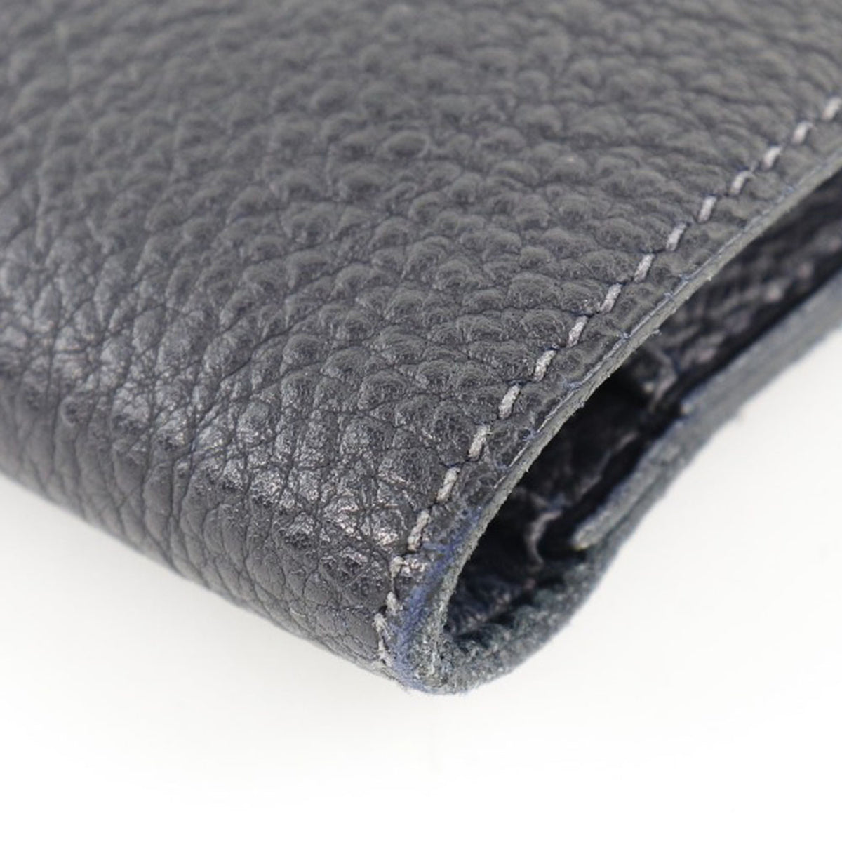 Hermes Dogon Navy Togo Leather Long Bill Wallet (Bi-Fold) (Pre-Owned)