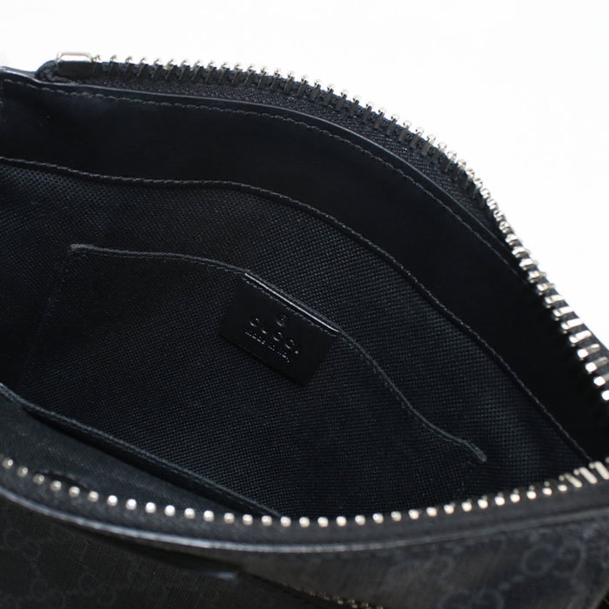 Gucci Black Pvc Messenger Bag Shoulder Bag (Pre-Owned)
