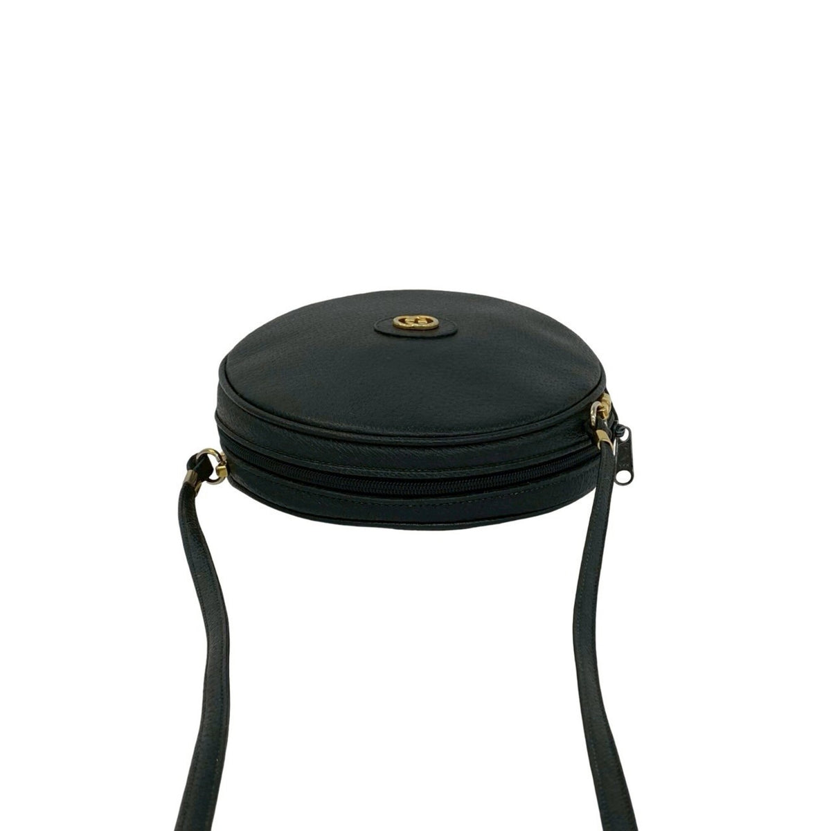 Gucci Black Leather Pochette Shoulder Bag (Pre-Owned)