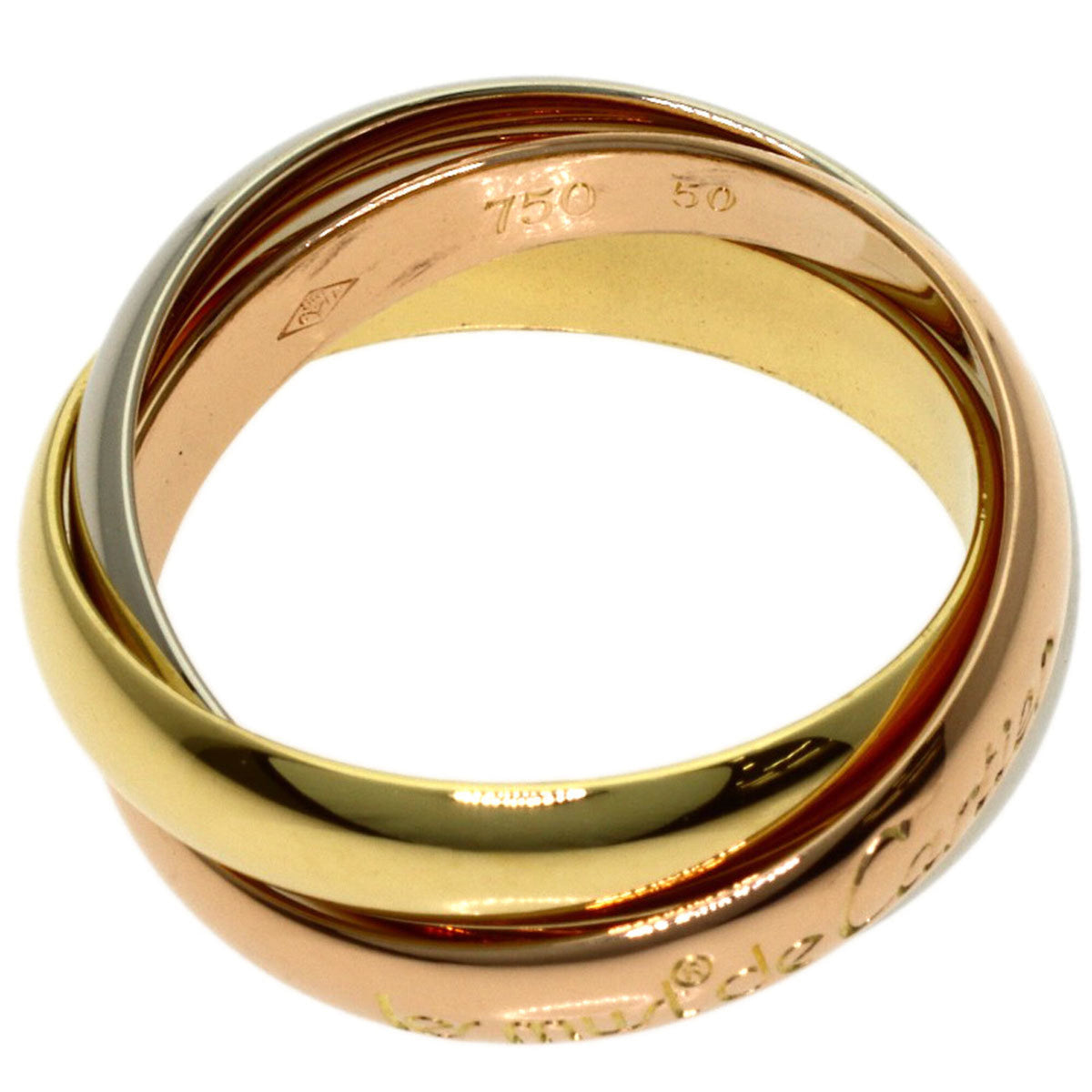 Cartier Yellow Gold (18K) Pink Gold (18K) White Gold (18K) Band Ring (Pre-Owned)