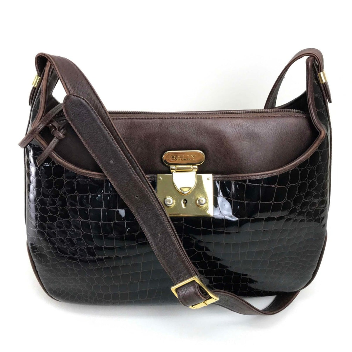 Bally Brown Leather Shoulder Bag (Pre-Owned)