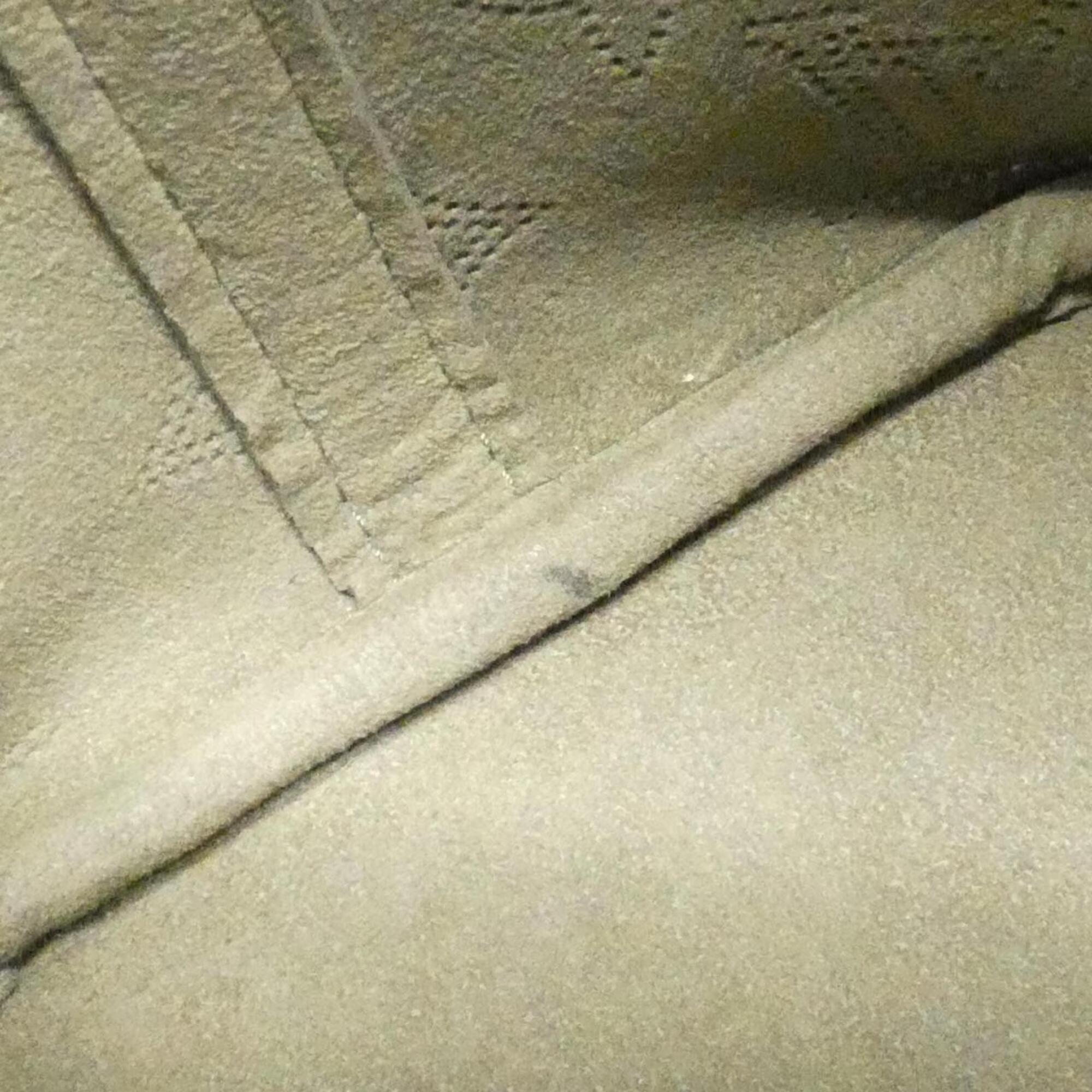Louis Vuitton Taupe Leather Handbag Pouch (Pre-Owned)