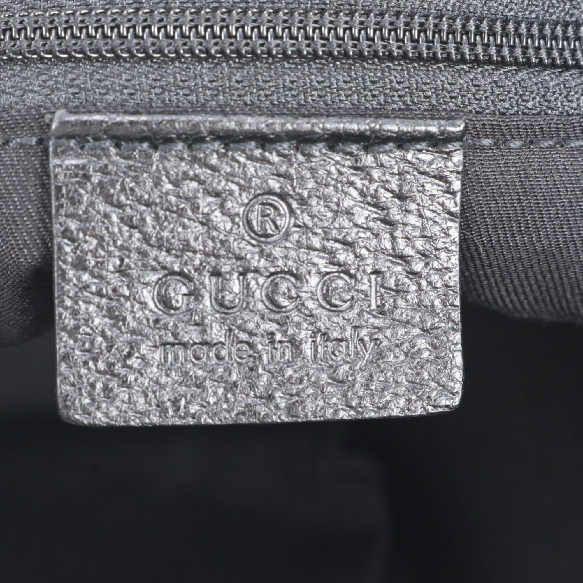 Gucci Black Gg Canvas Handbag Shoulder Bag Tote Bag (Pre-Owned)