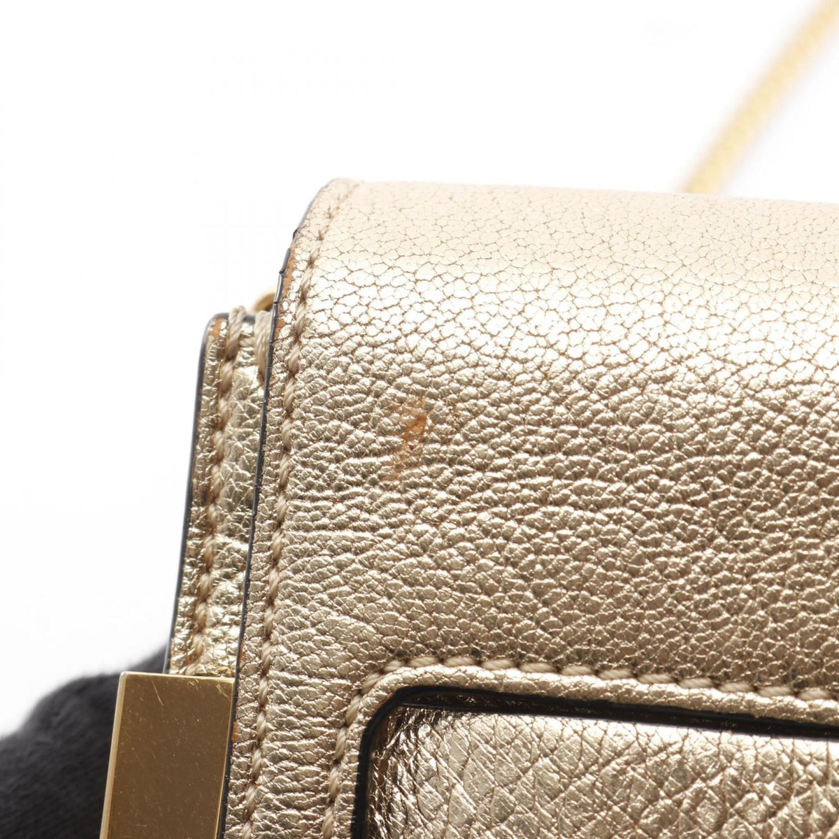 Chloé Leather Handbag Shoulder Bag (Pre-Owned)