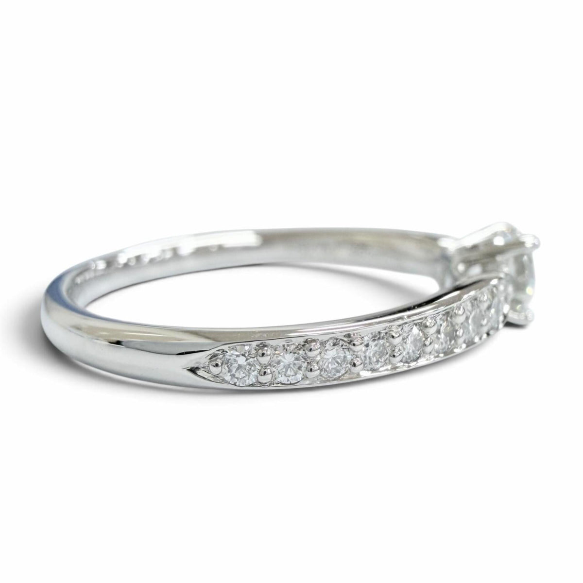 Tiffany Platinum Platinum 950 Band Ring (Pre-Owned)