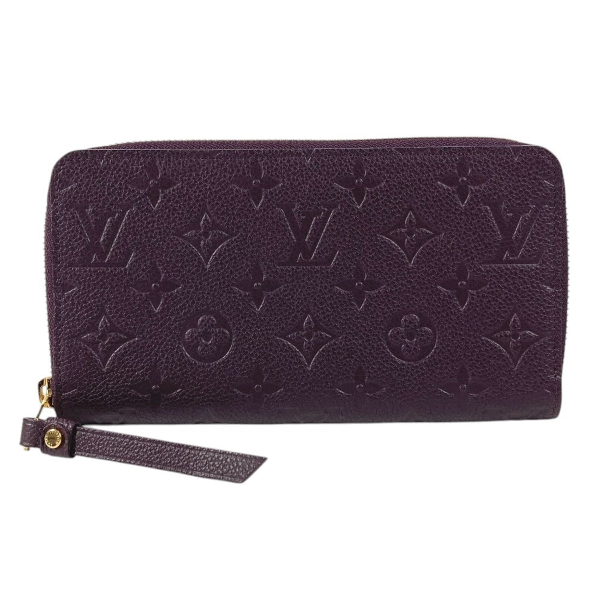 Louis Vuitton Monogram Empreinte Orb Purple Monogram Empreinte Long Wallet (Bi-Fold) (Pre-Owned)