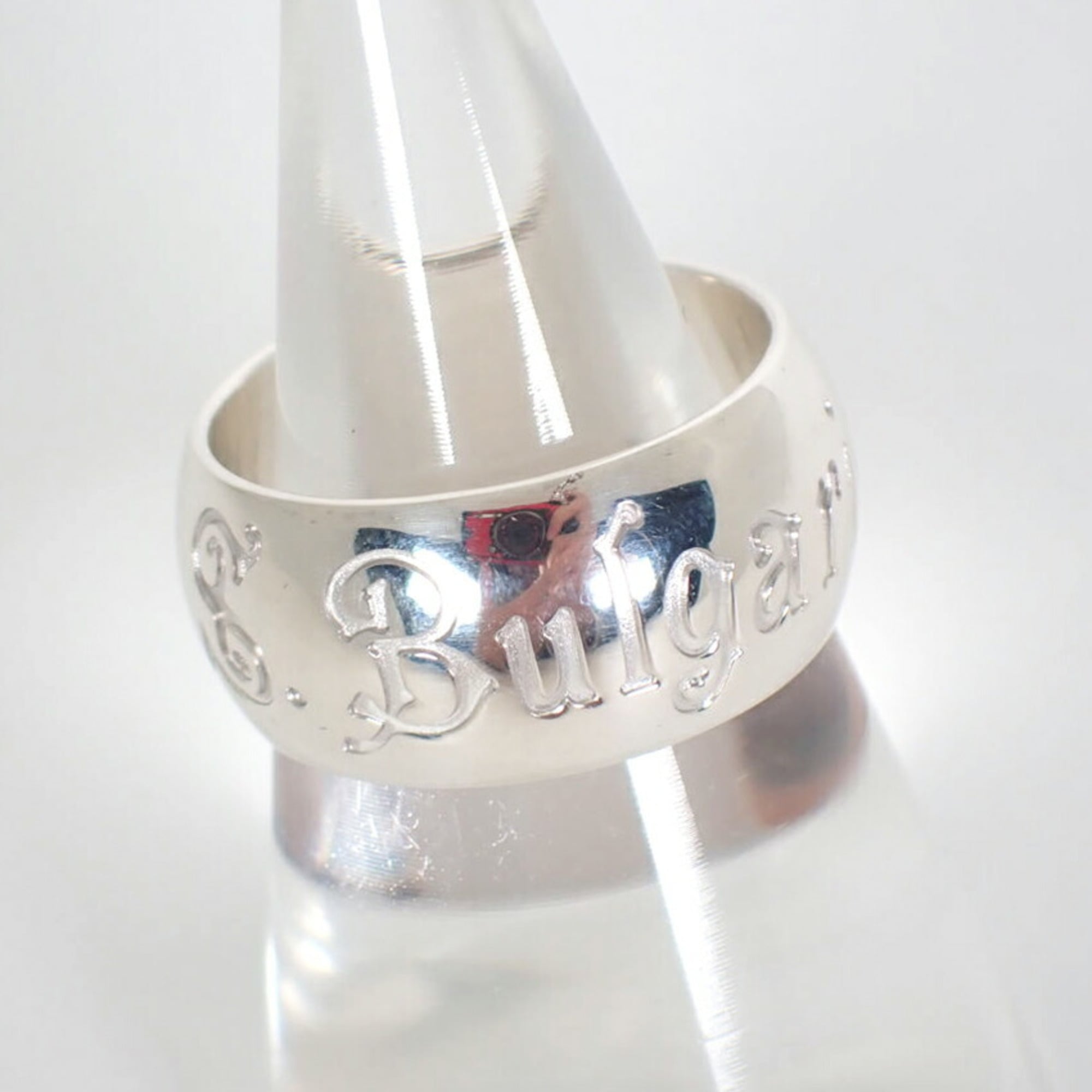 Bvlgari Sterling Silver 925 Band Ring (Pre-Owned)