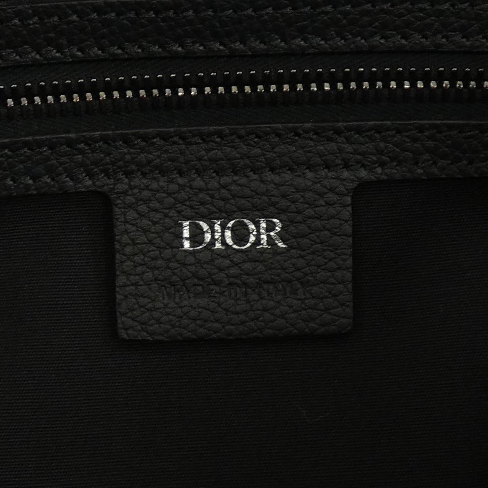Christian Dior Beige Navy Handbag (Pre-Owned)