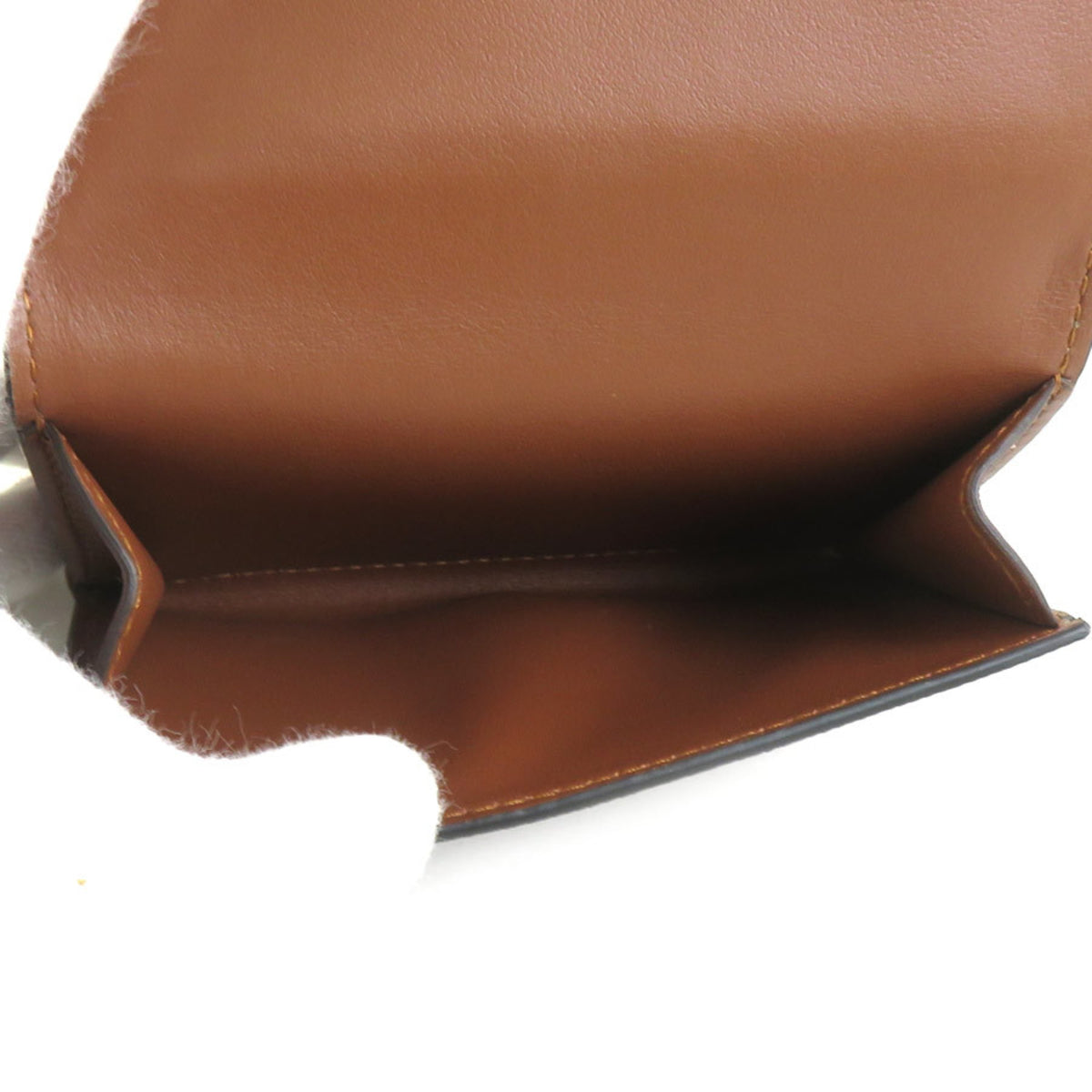 Burberry Brown Coated Canvas Wallet (Tri-Fold) (Pre-Owned)