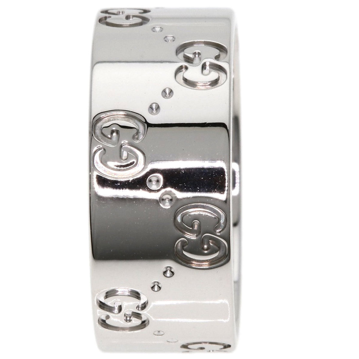 Gucci White Gold (18K) Band Ring (Pre-Owned)