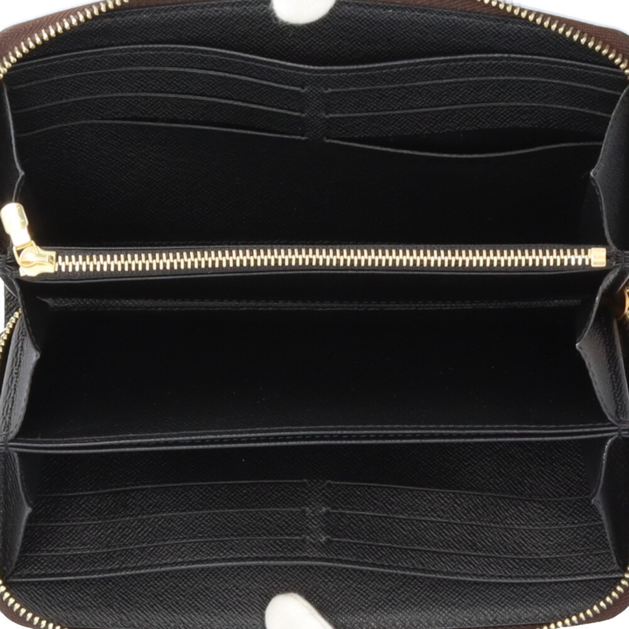 Louis Vuitton Brown Monogram Long Wallet (Bi-Fold) (Pre-Owned)