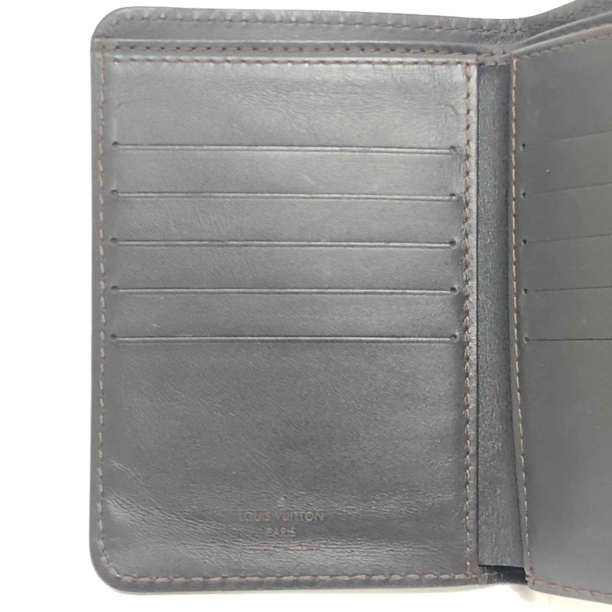 Louis Vuitton Coffee Utah Leather Coin Purse/Coin Case (Pre-Owned)