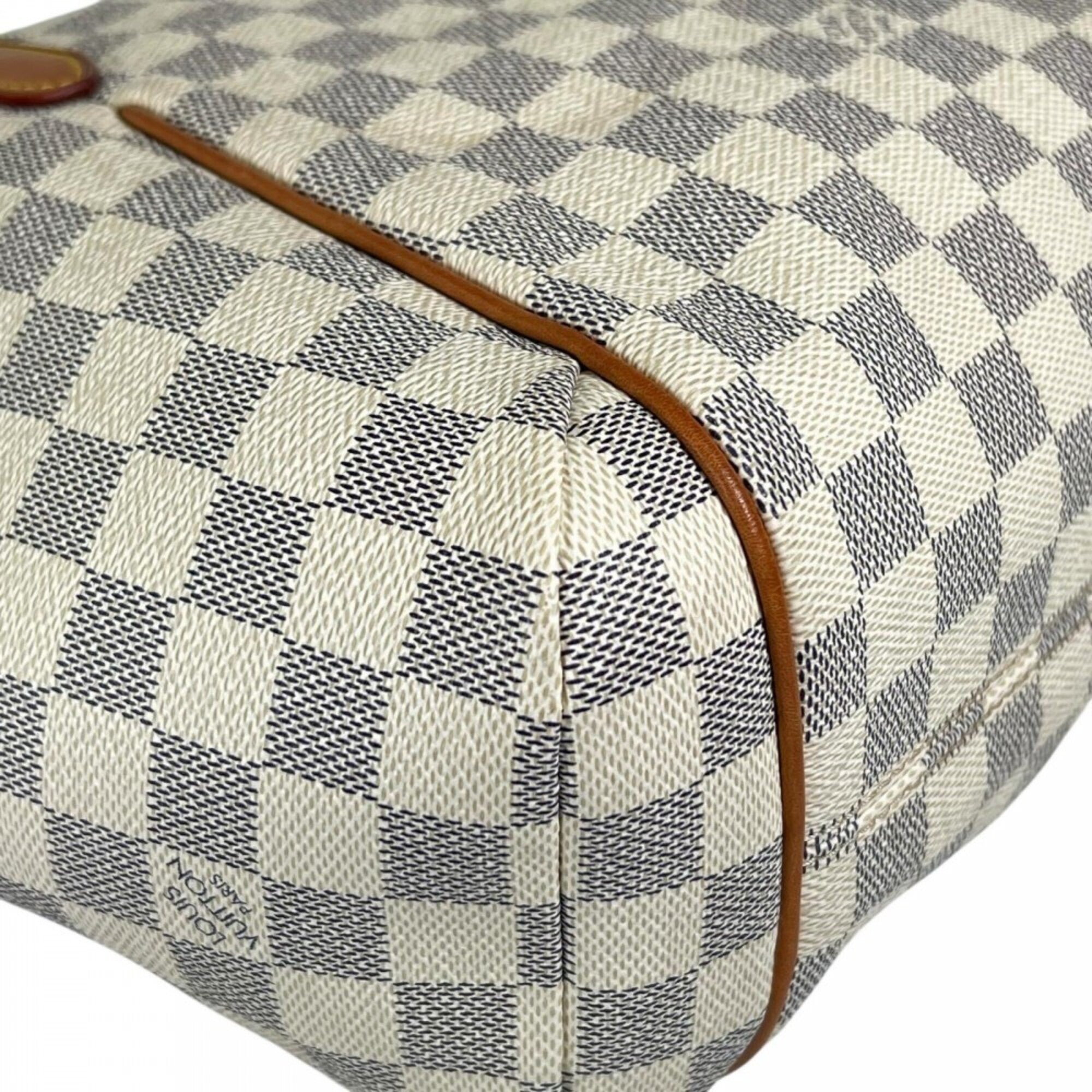 Louis Vuitton Ivory Damier Azur Canvas Tote Bag (Pre-Owned)