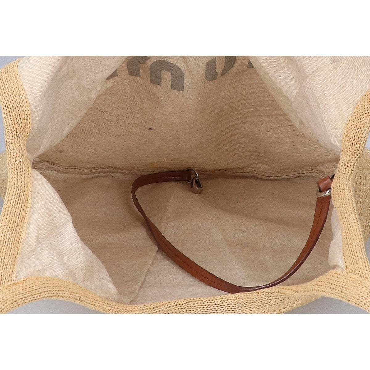 Miu Miu Viscose Tote Bag (Pre-Owned)