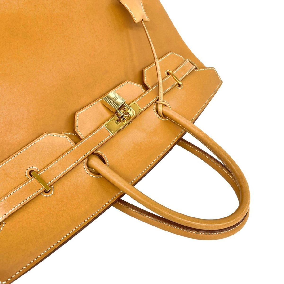 Hermes Brown Leather Handbag (Pre-Owned)